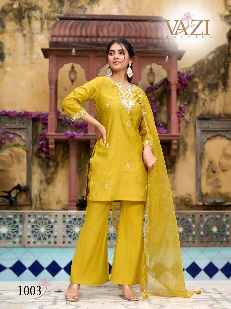 bell bottom by vazi fashion fancy designer modern readymade cord set collection best online price surat