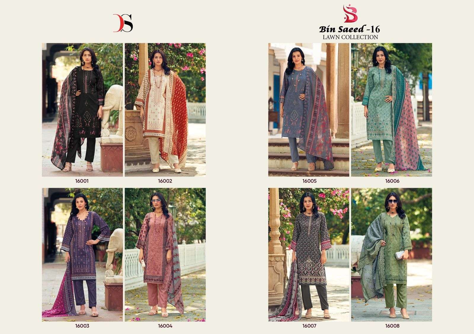  bin saeed vol 16 by deepsy suits colors exclusive embroidery work unstitched party wear salwar kameez online surat