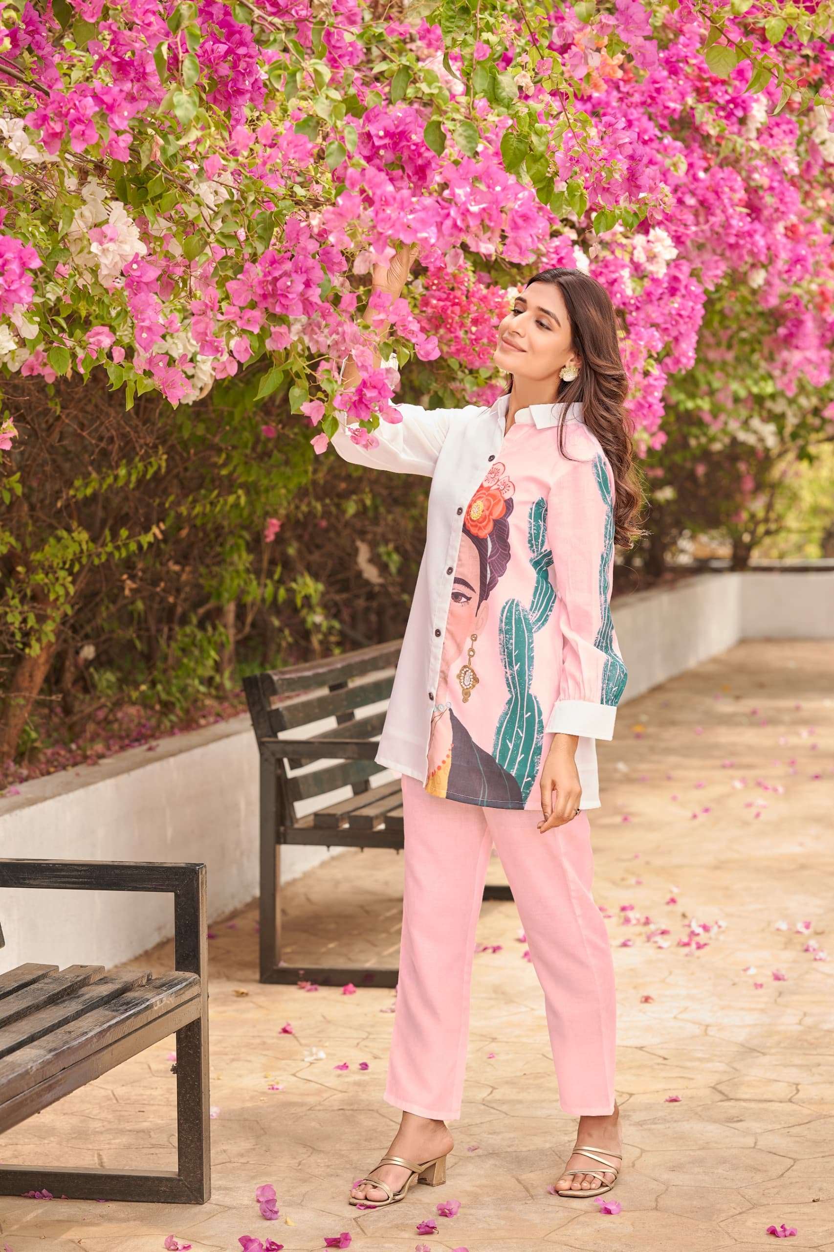 colors 6 by pratham fashion trendy co-ord set with  top and pants best online price surat