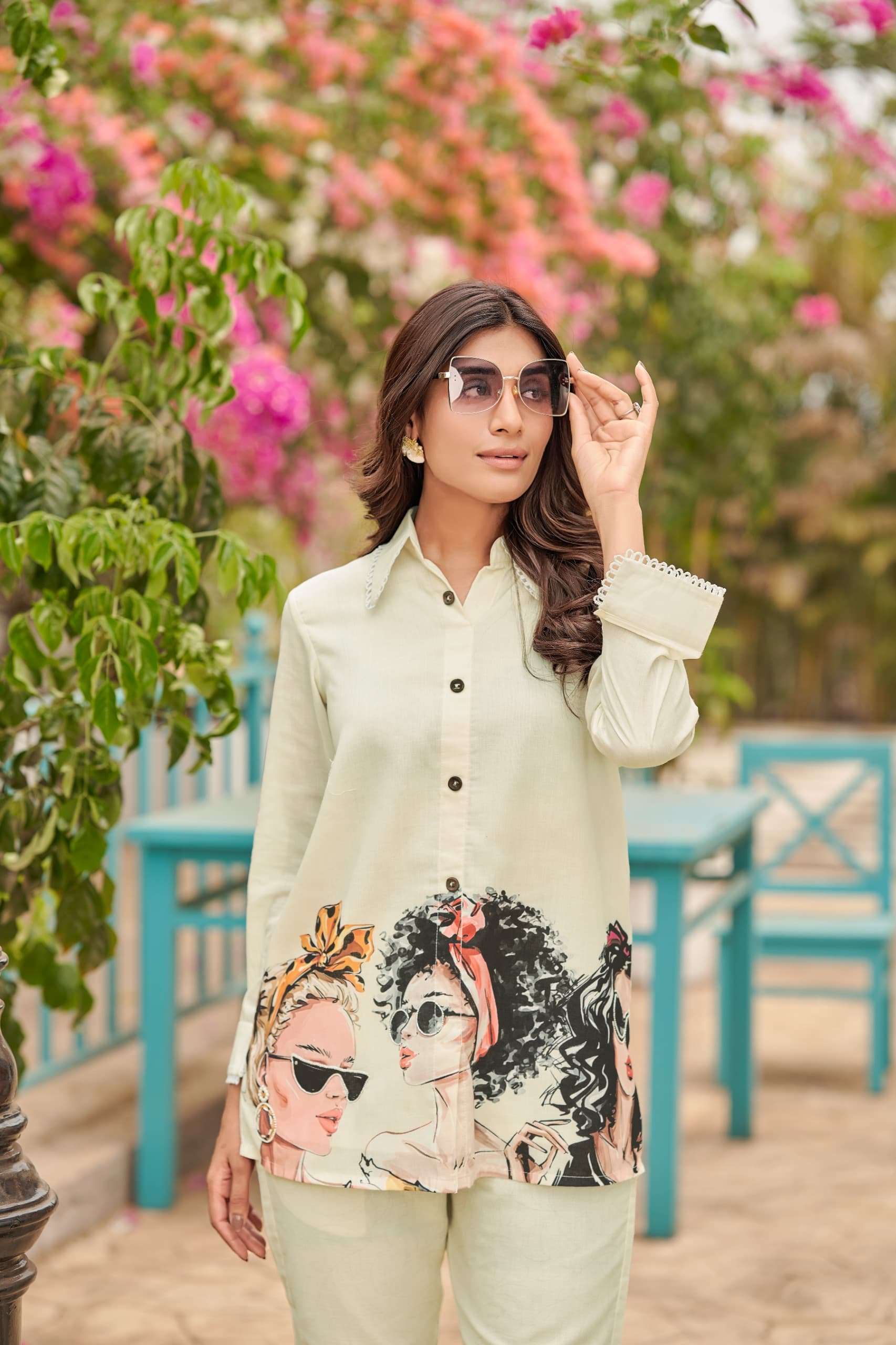 colors 6 by pratham fashion trendy co-ord set with  top and pants best online price surat