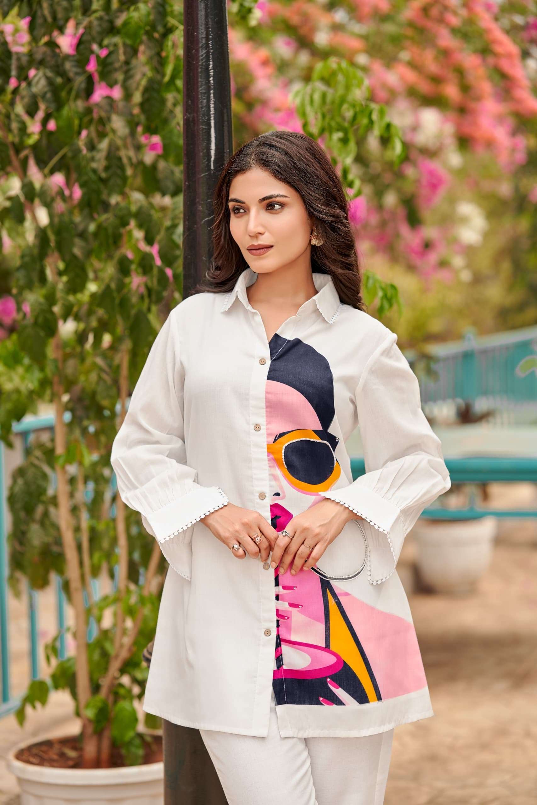 colors 6 by pratham fashion trendy co-ord set with  top and pants best online price surat