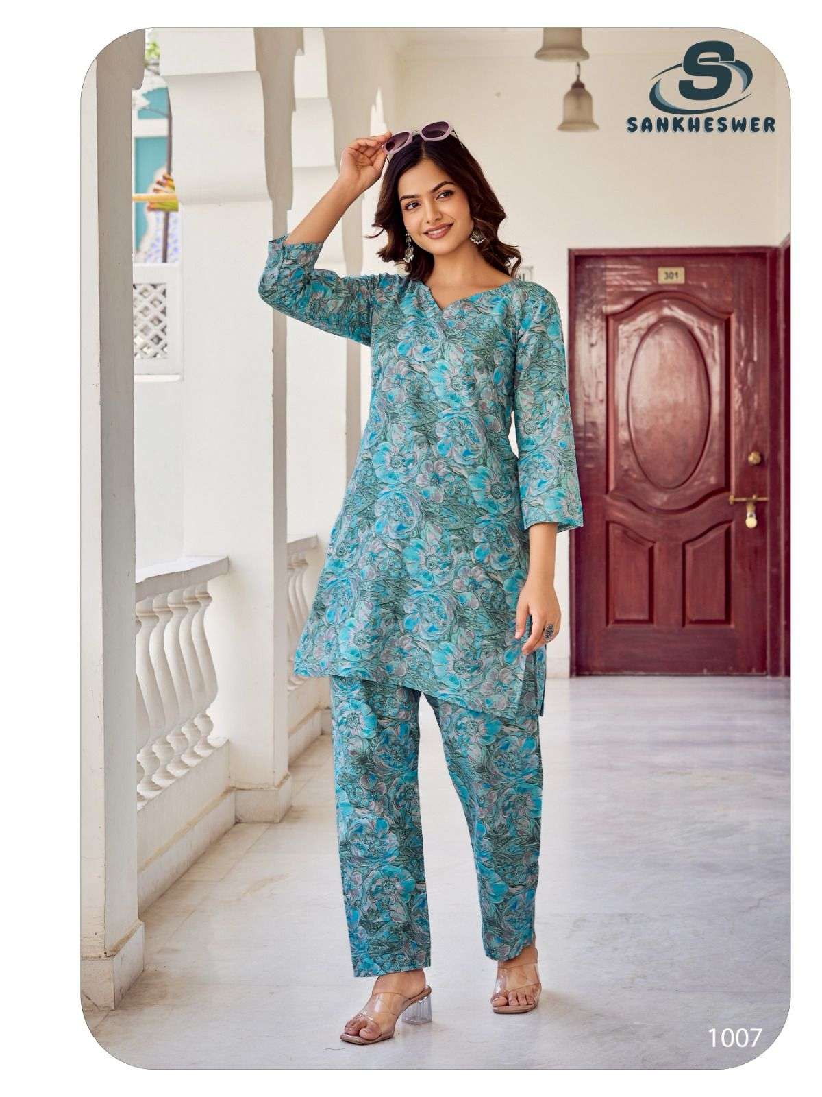 cotton beats sankheswer 1001-1008 series summer daily wear cotton cord set buy online surat