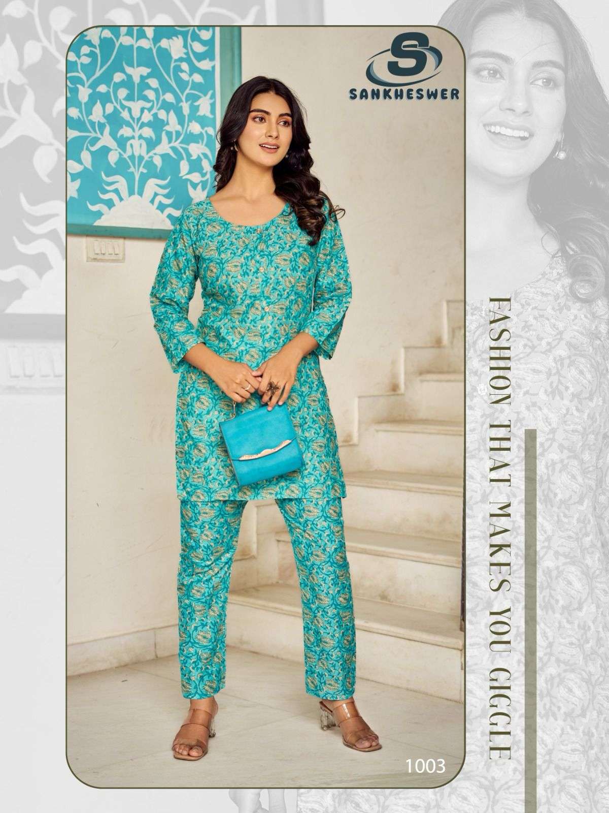 cotton beats sankheswer 1001-1008 series summer daily wear cotton cord set buy online surat