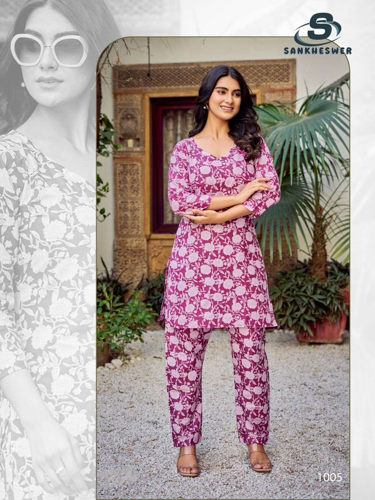 cotton beats sankheswer 1001-1008 series summer daily wear cotton cord set buy online surat