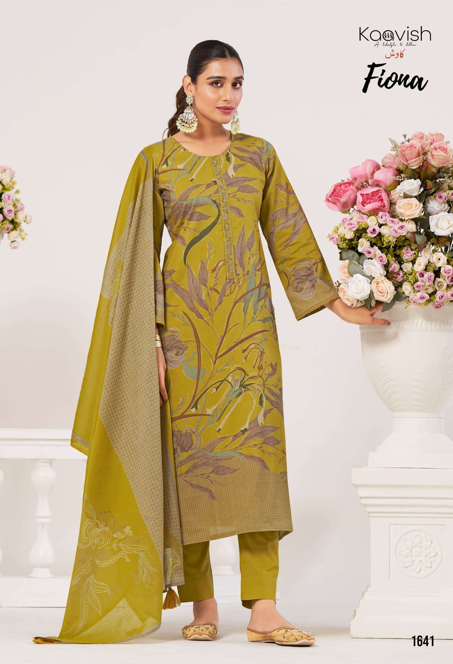 fiona by kaavish colors fancy embroidered designer unstitched party wear salwar kameez online surat