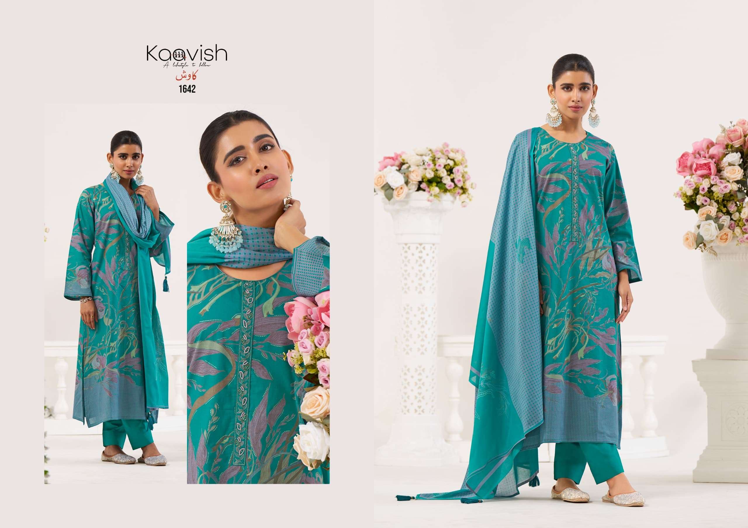 fiona by kaavish colors fancy embroidered designer unstitched party wear salwar kameez online surat