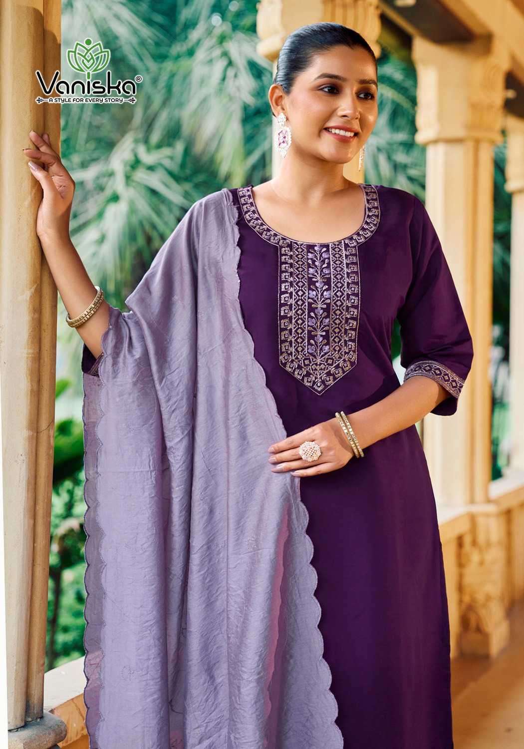 fiza vol 4 by vanishka colors best design fancy embroidery readymade straight cut collection online surat