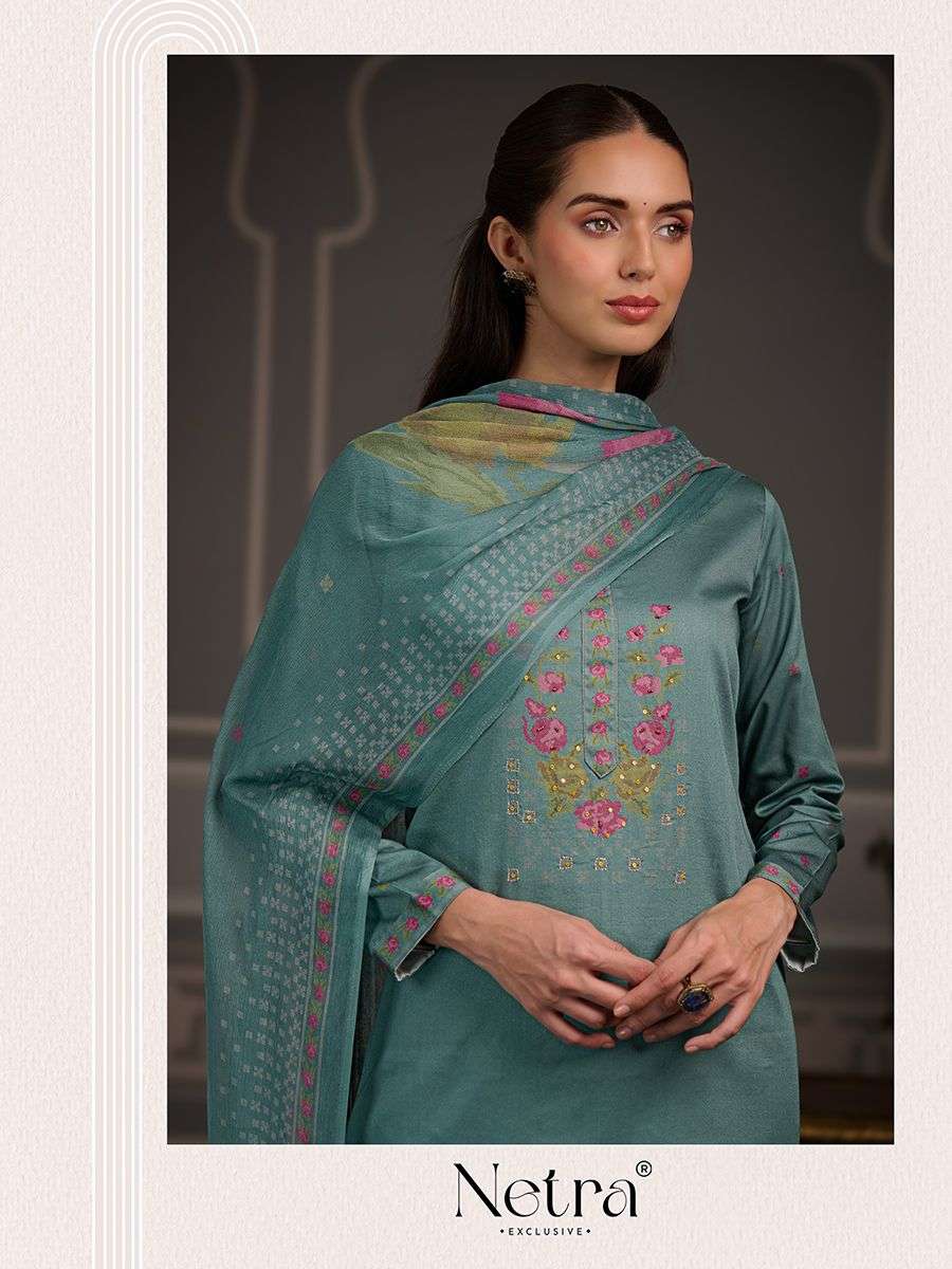 gulab by netra colors ready to unstitch summer casual wear cotton salwar kameez online surat