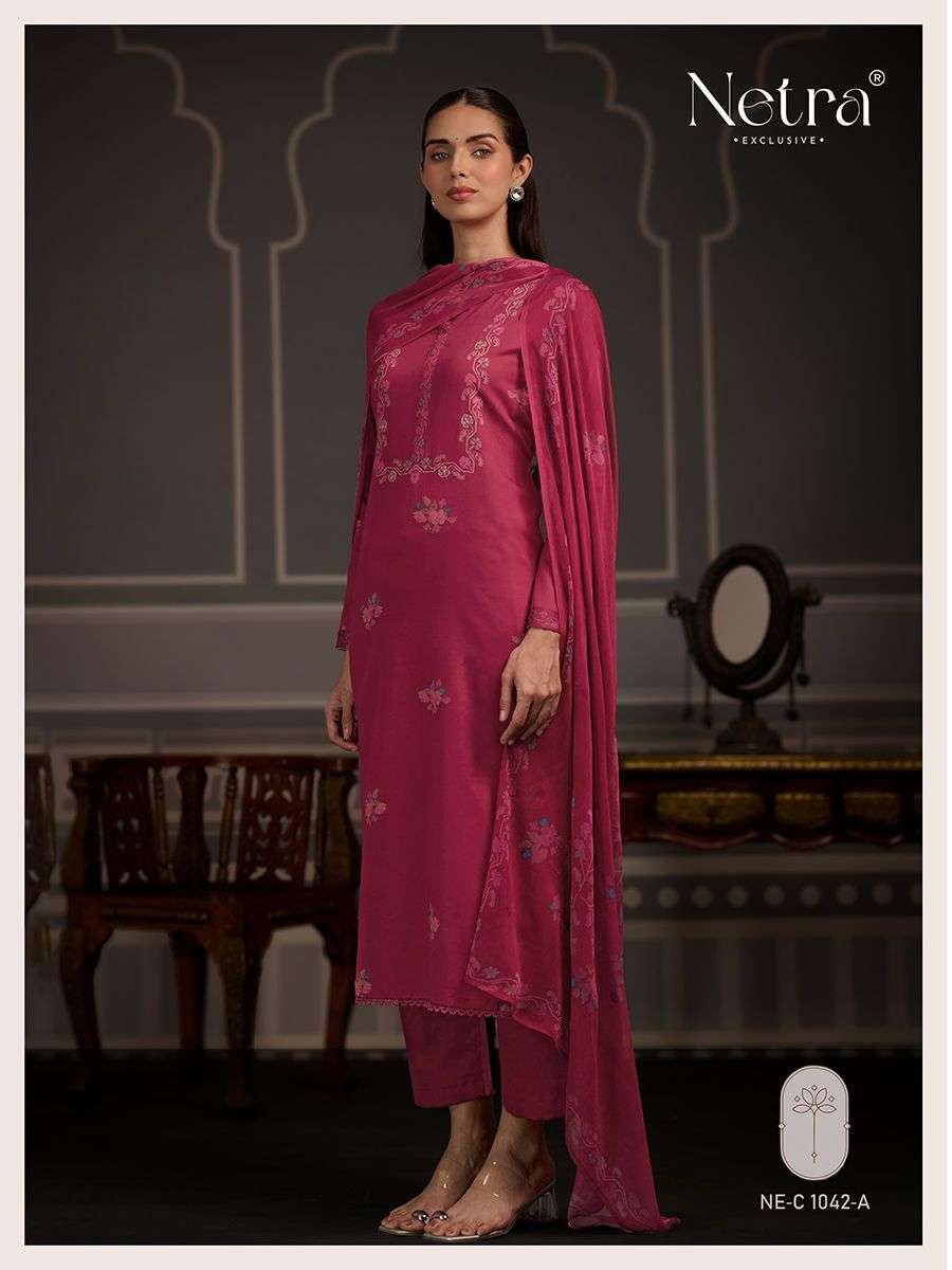 gulab by netra colors ready to unstitch summer casual wear cotton salwar kameez online surat