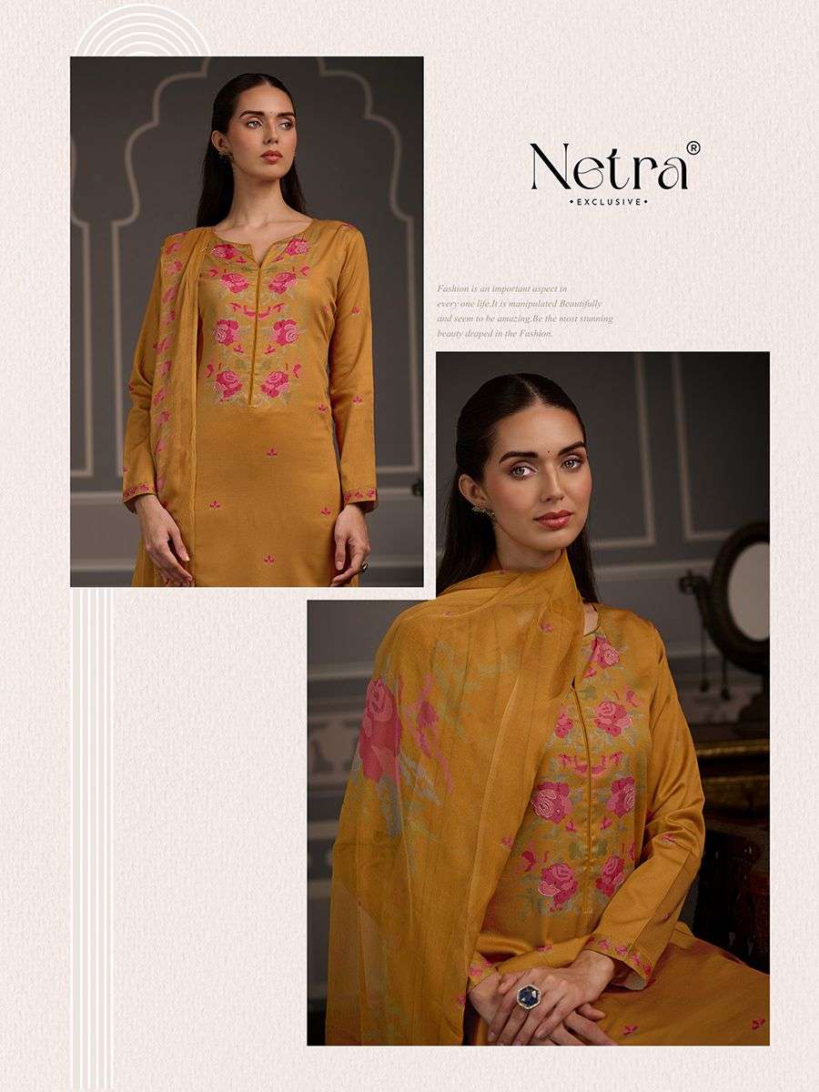 gulab by netra colors ready to unstitch summer casual wear cotton salwar kameez online surat