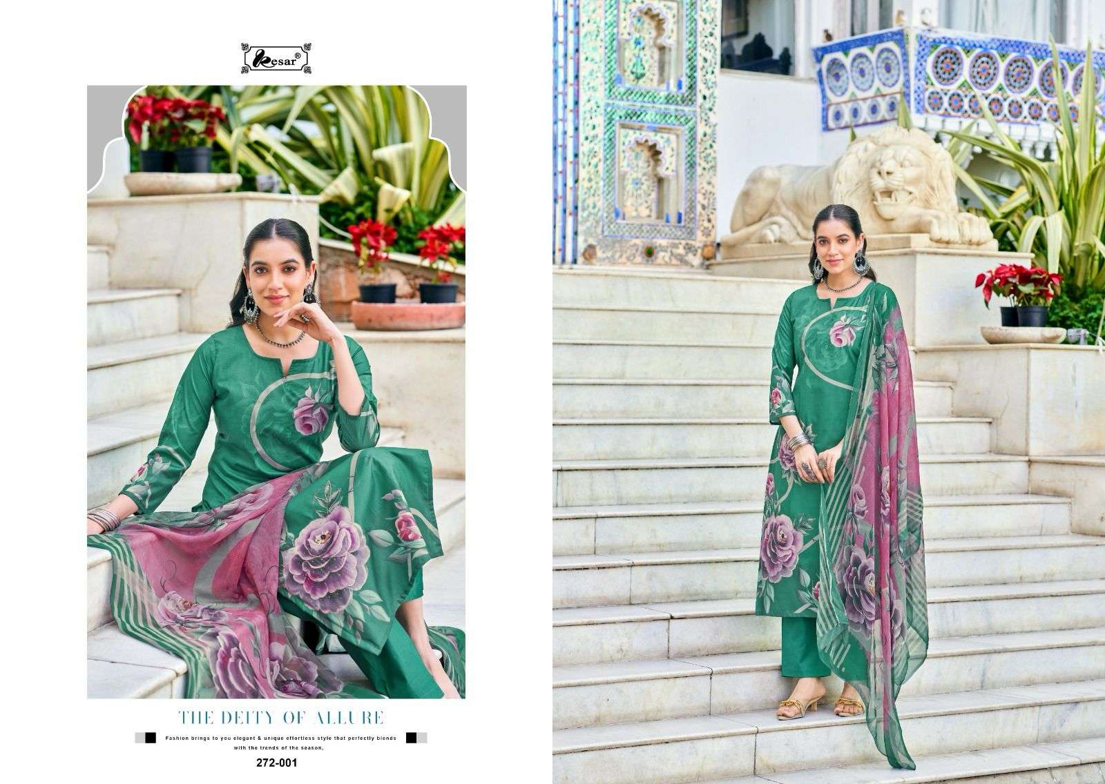 heer queen by kesar colors exclusive cotton printed latest designer unstitched salwar kameez best online price surat