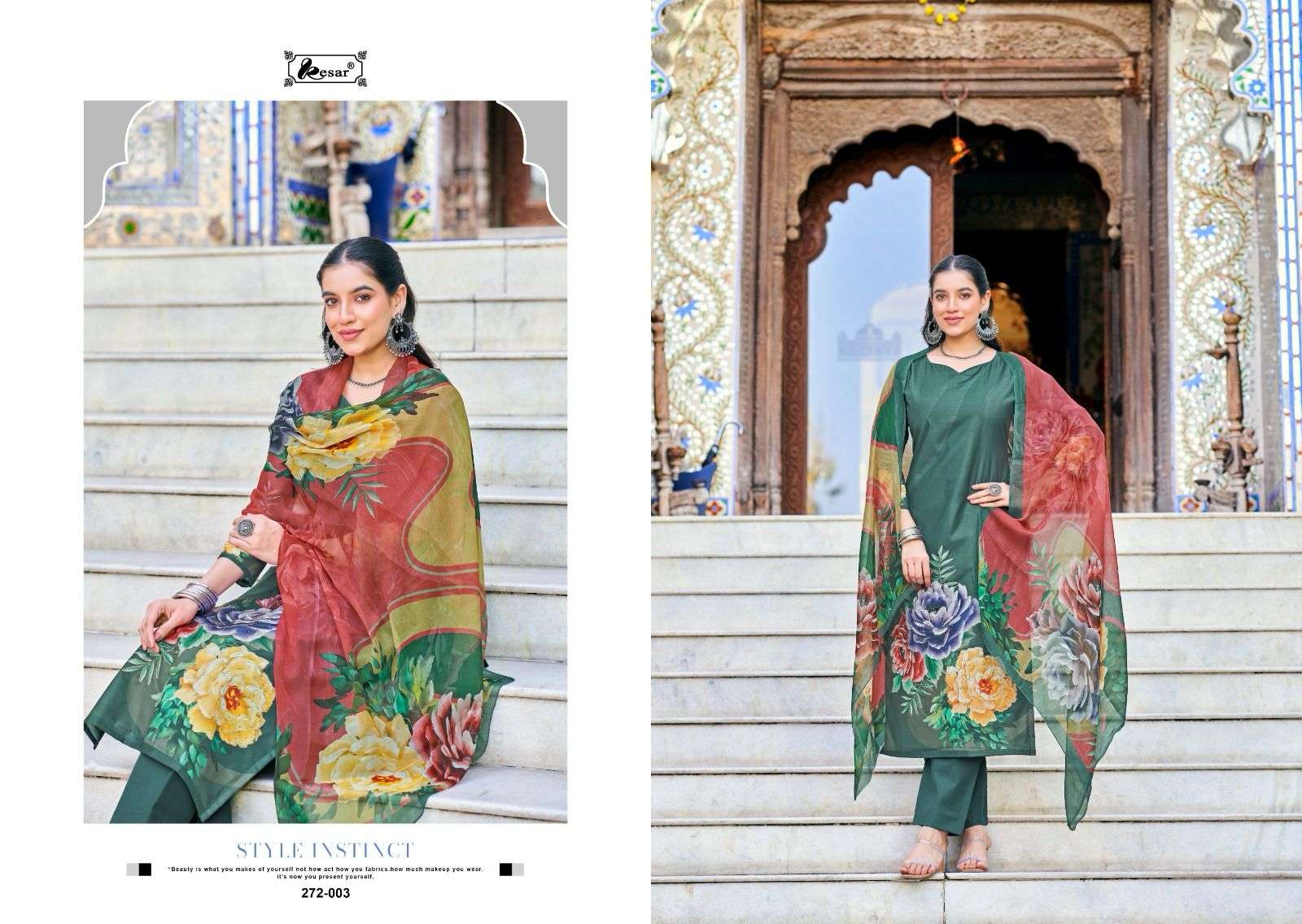 heer queen by kesar colors exclusive cotton printed latest designer unstitched salwar kameez best online price surat