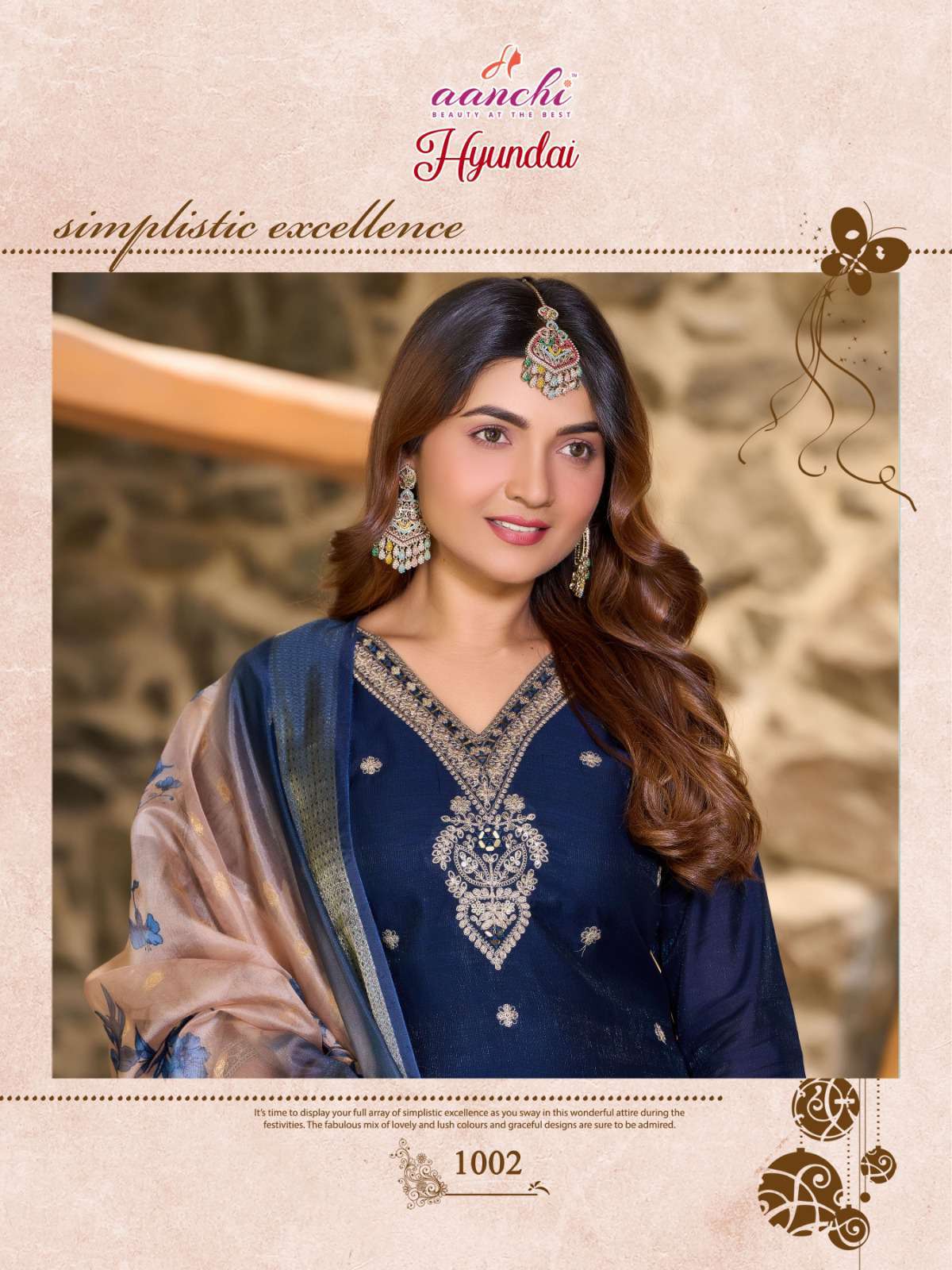 hyundai by aanchi colors ready to stitched festival wear readymade salwar kameez buy online surat