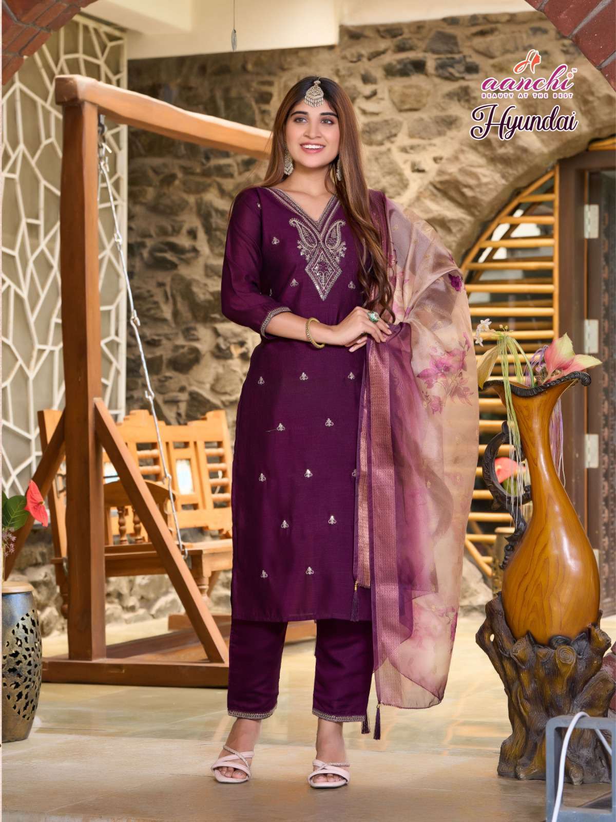 hyundai by aanchi colors ready to stitched festival wear readymade salwar kameez buy online surat