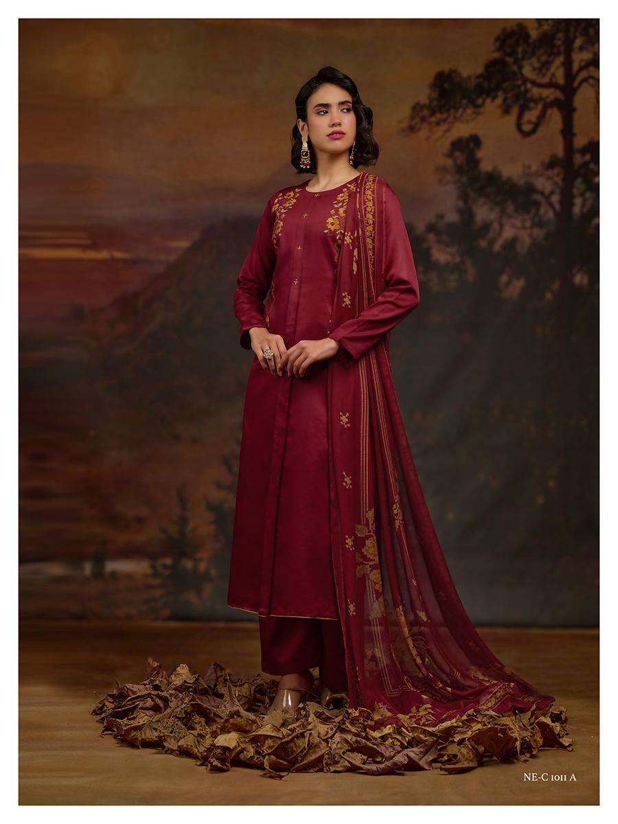 jiya by netra colors new stylish unstitched party wear salwar kameez best online price surat