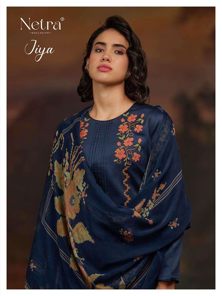 jiya by netra colors new stylish unstitched party wear salwar kameez best online price surat