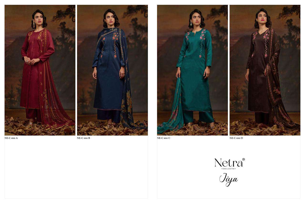 jiya by netra colors new stylish unstitched party wear salwar kameez best online price surat