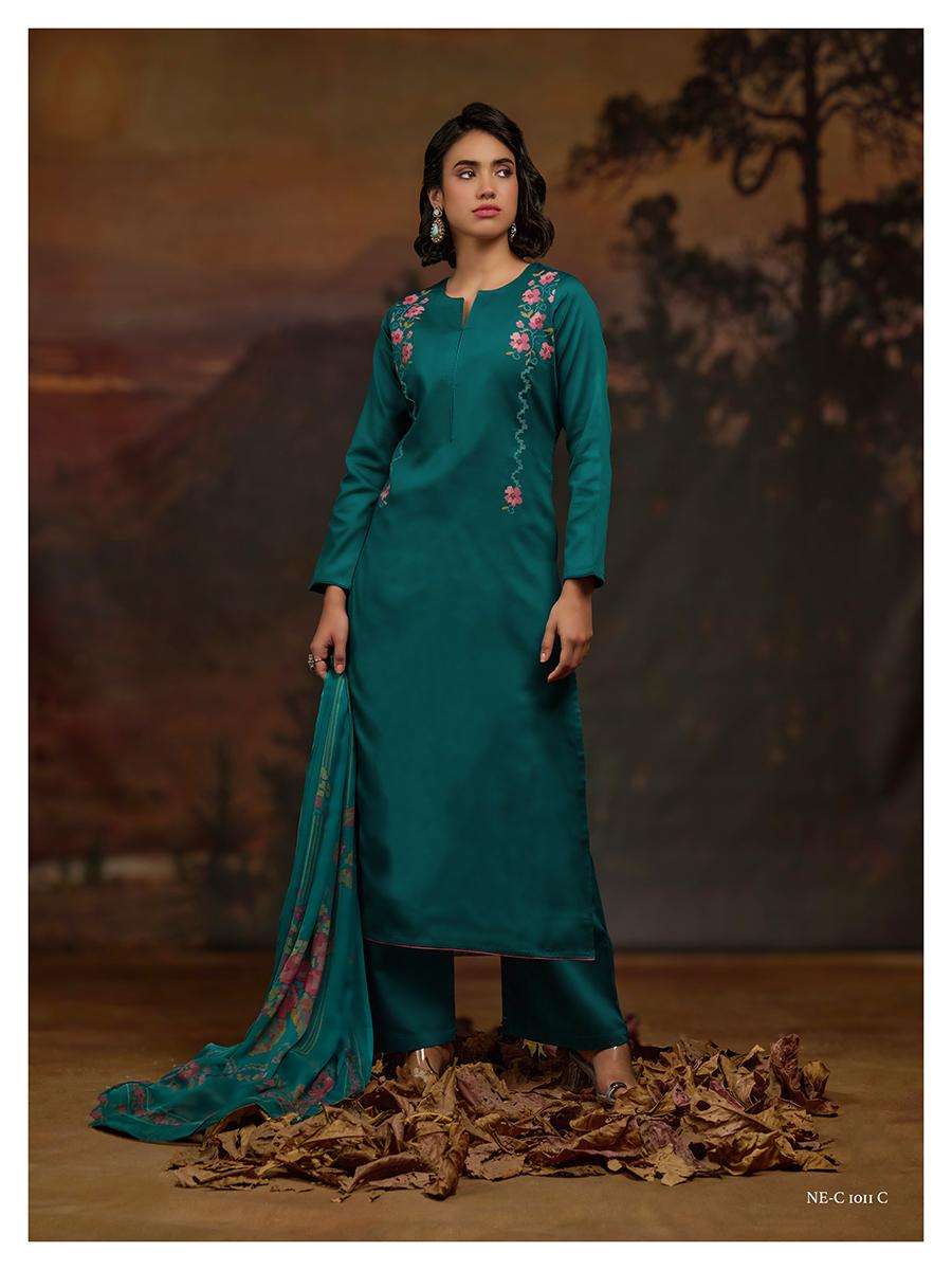 jiya by netra colors new stylish unstitched party wear salwar kameez best online price surat