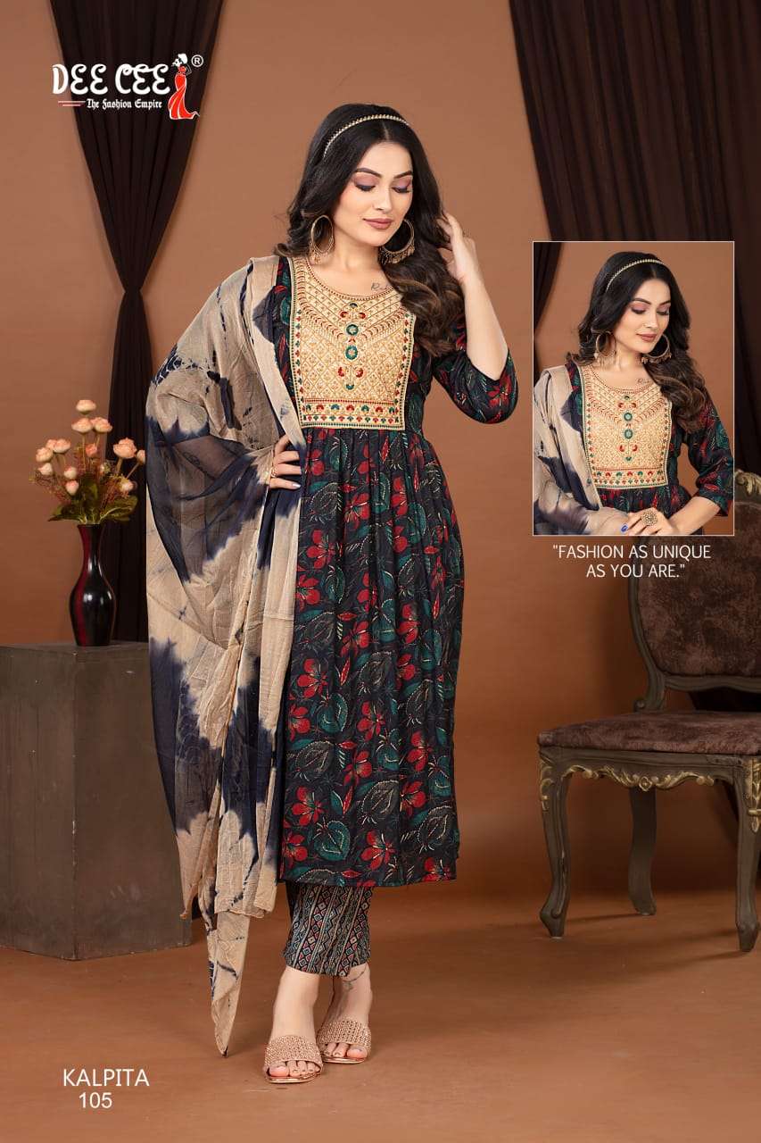 kalpita by deecee colors latest designer readymade party wear salwar kameez best online price surat