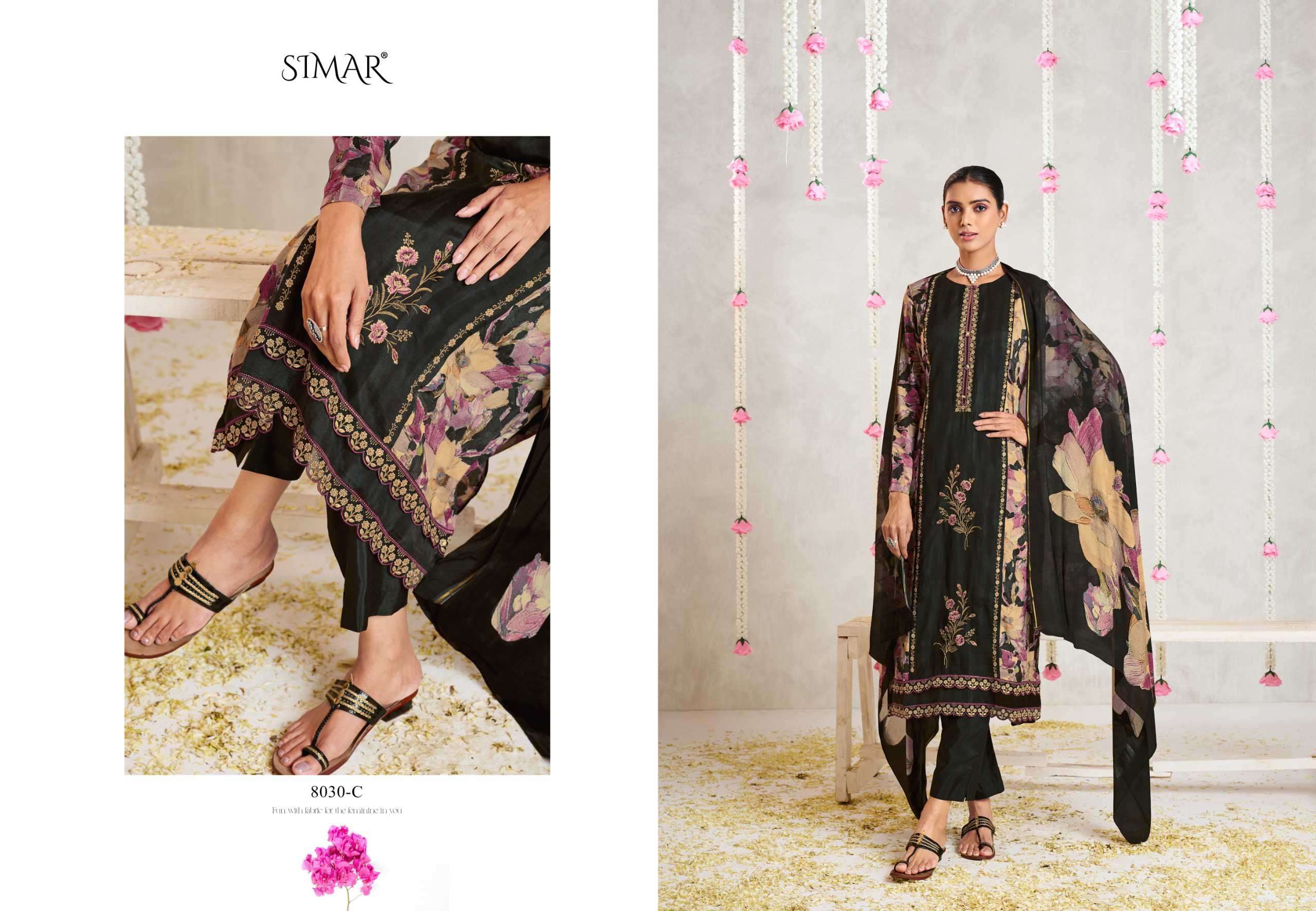 kanika by simar colors exclusive designer fancy look embroidered party wear salwar kameez online surat