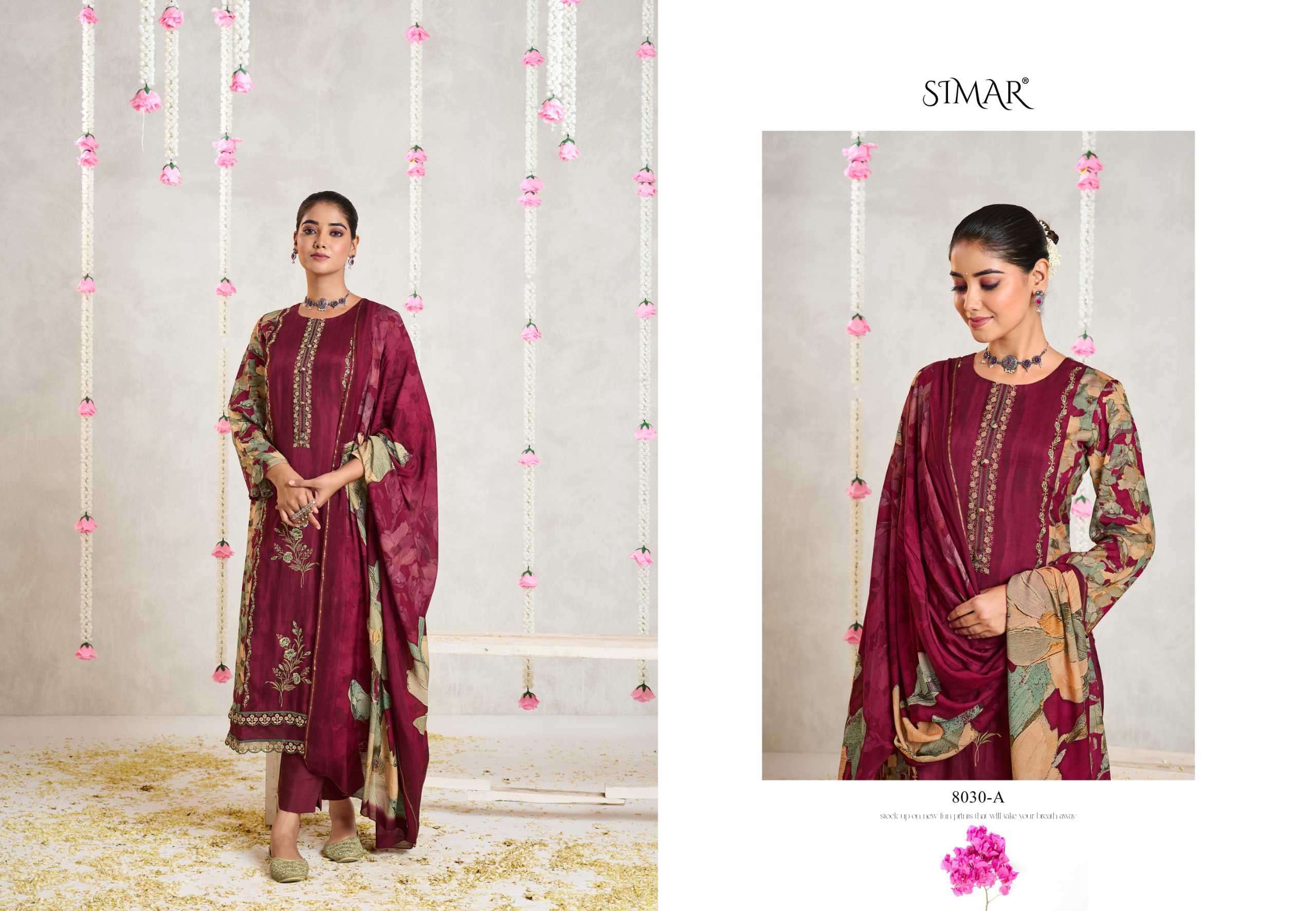 kanika by simar colors exclusive designer fancy look embroidered party wear salwar kameez online surat