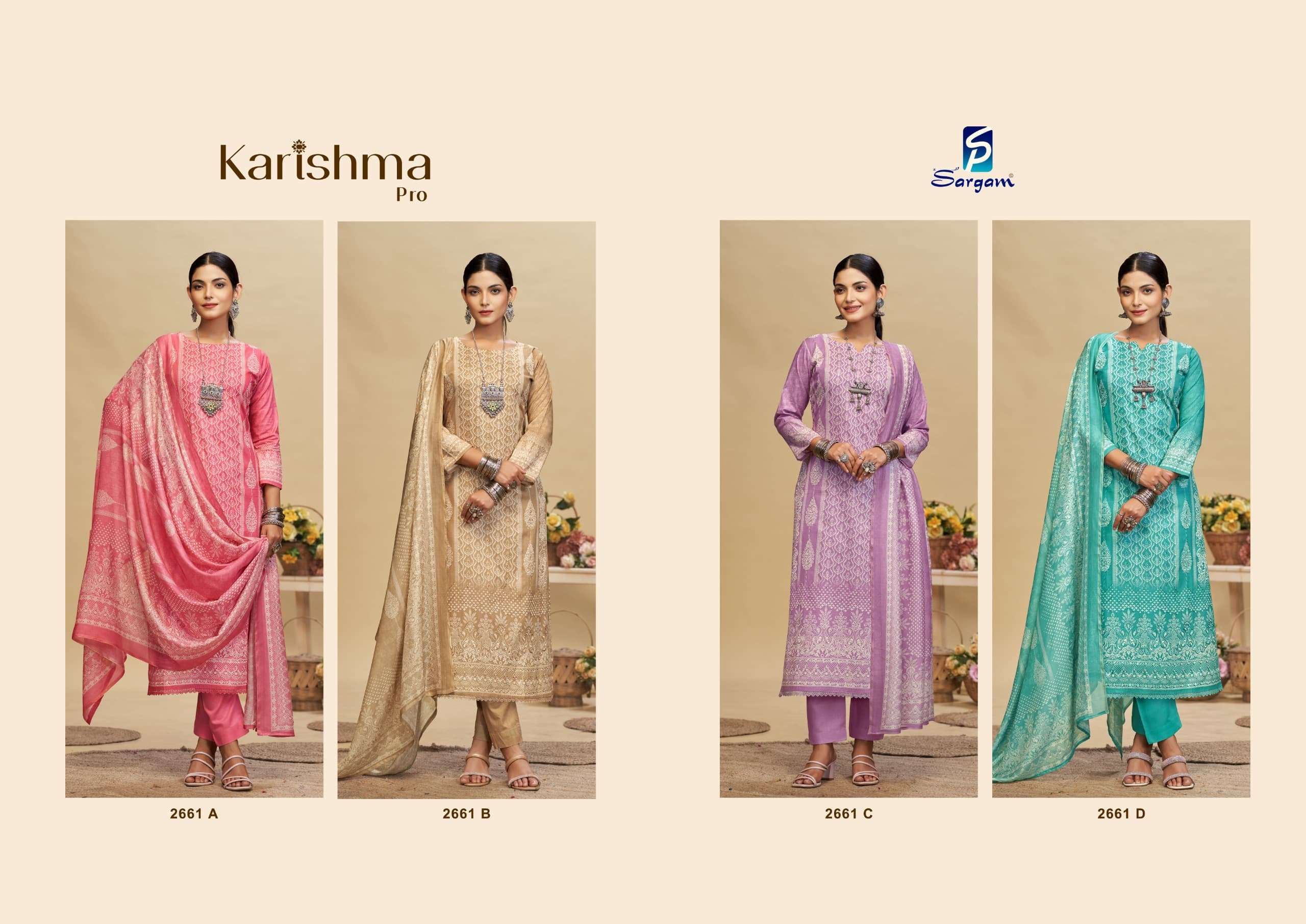 karishma pro by sargam colors latest designer affordable casual wear salwar kameez online surat