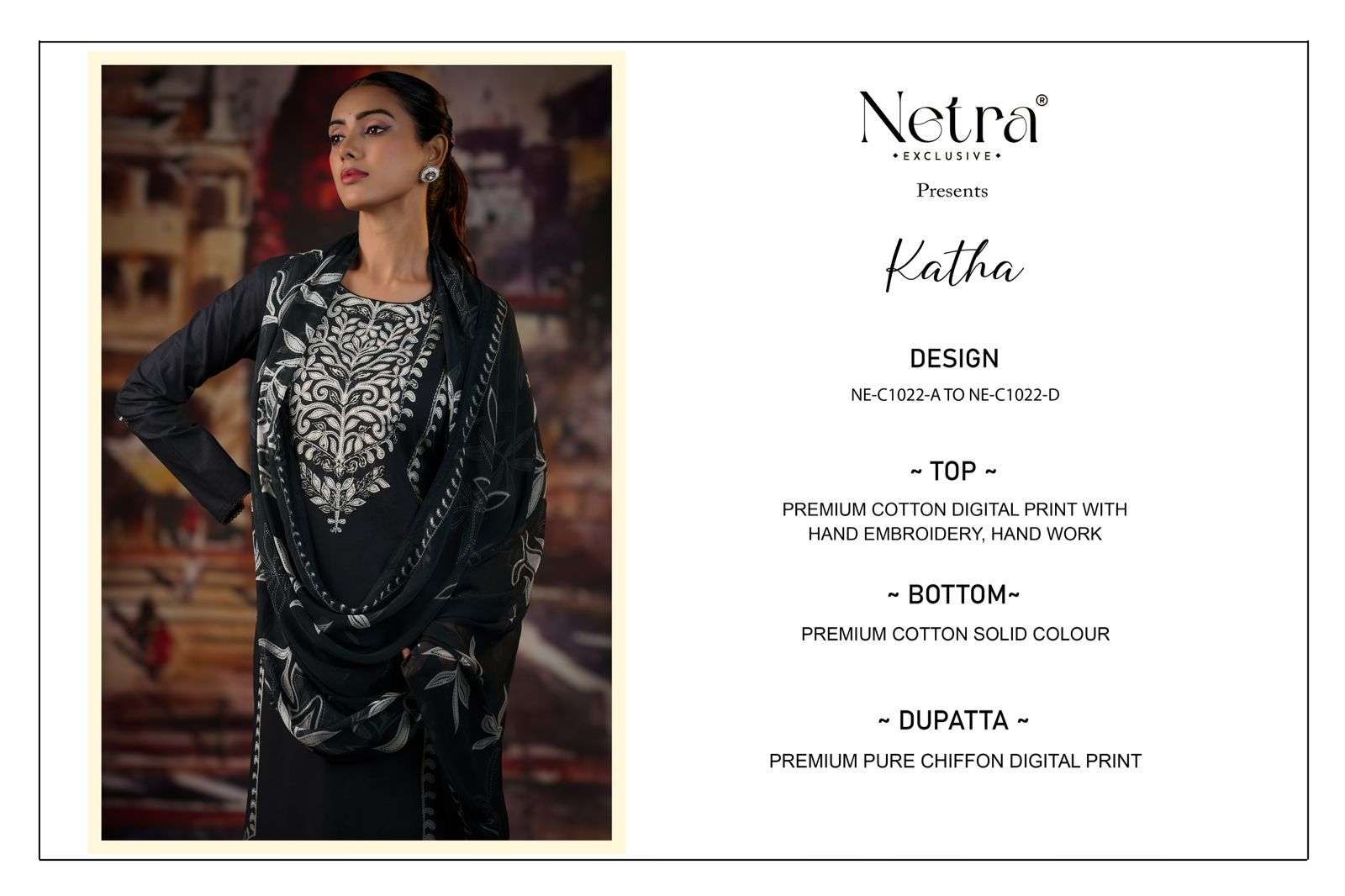 katha by netra colors pure cotton ready to unstitched party wear salwar kameez best online price surat