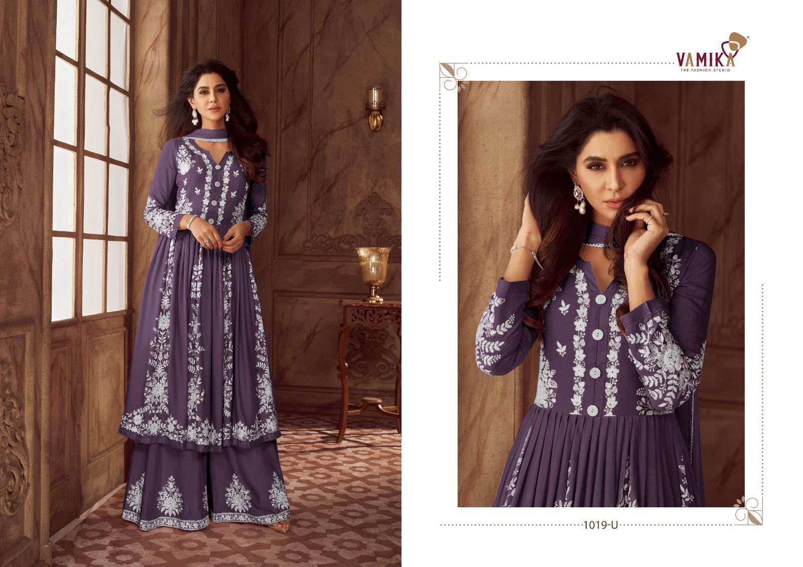lakhnavi vol 4 by vamika colors heavy embroidered best designer party wear readyamde collection best online price surat