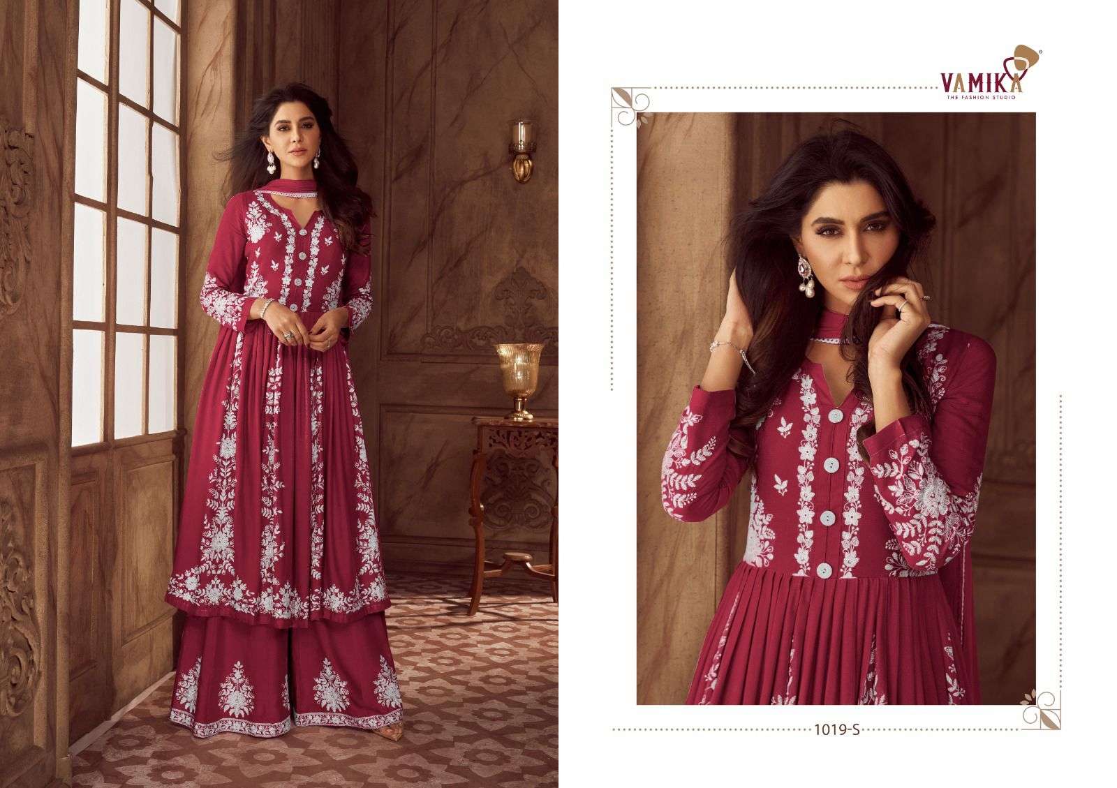 lakhnavi vol 4 by vamika colors heavy embroidered best designer party wear readyamde collection best online price surat