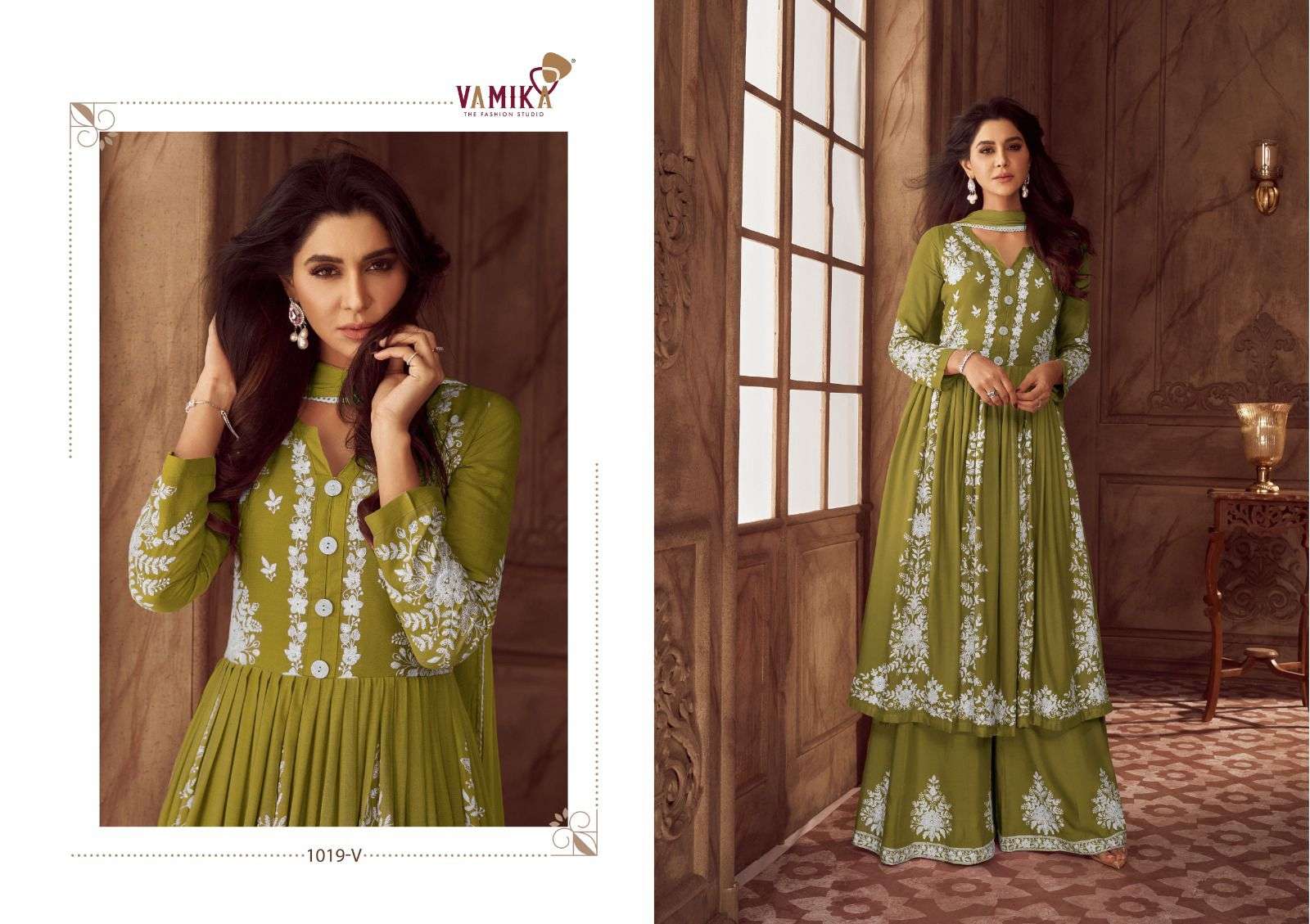 lakhnavi vol 4 by vamika colors heavy embroidered best designer party wear readyamde collection best online price surat