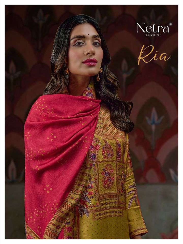 netra ria party wear premium cotton digital printed hand work salwar kameez online shopping surat
