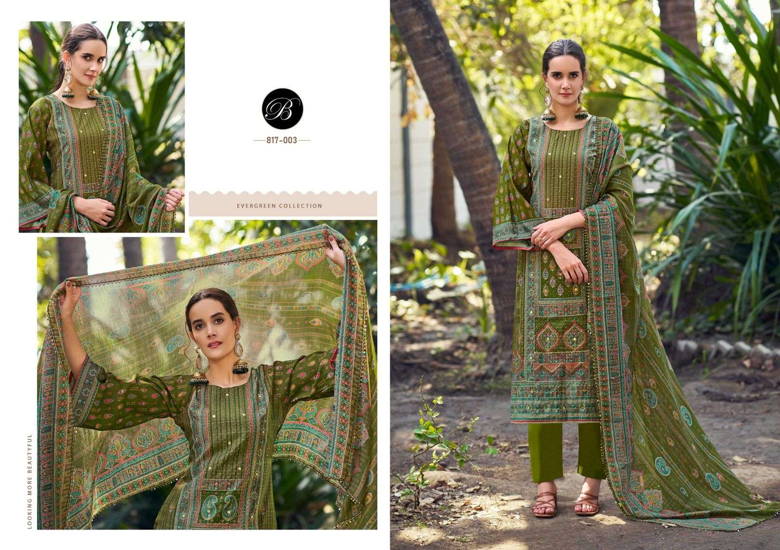 nusarat vol 4 by belliza colors heavy handwork unstitched Occasion wear salwar kameez best online price surat