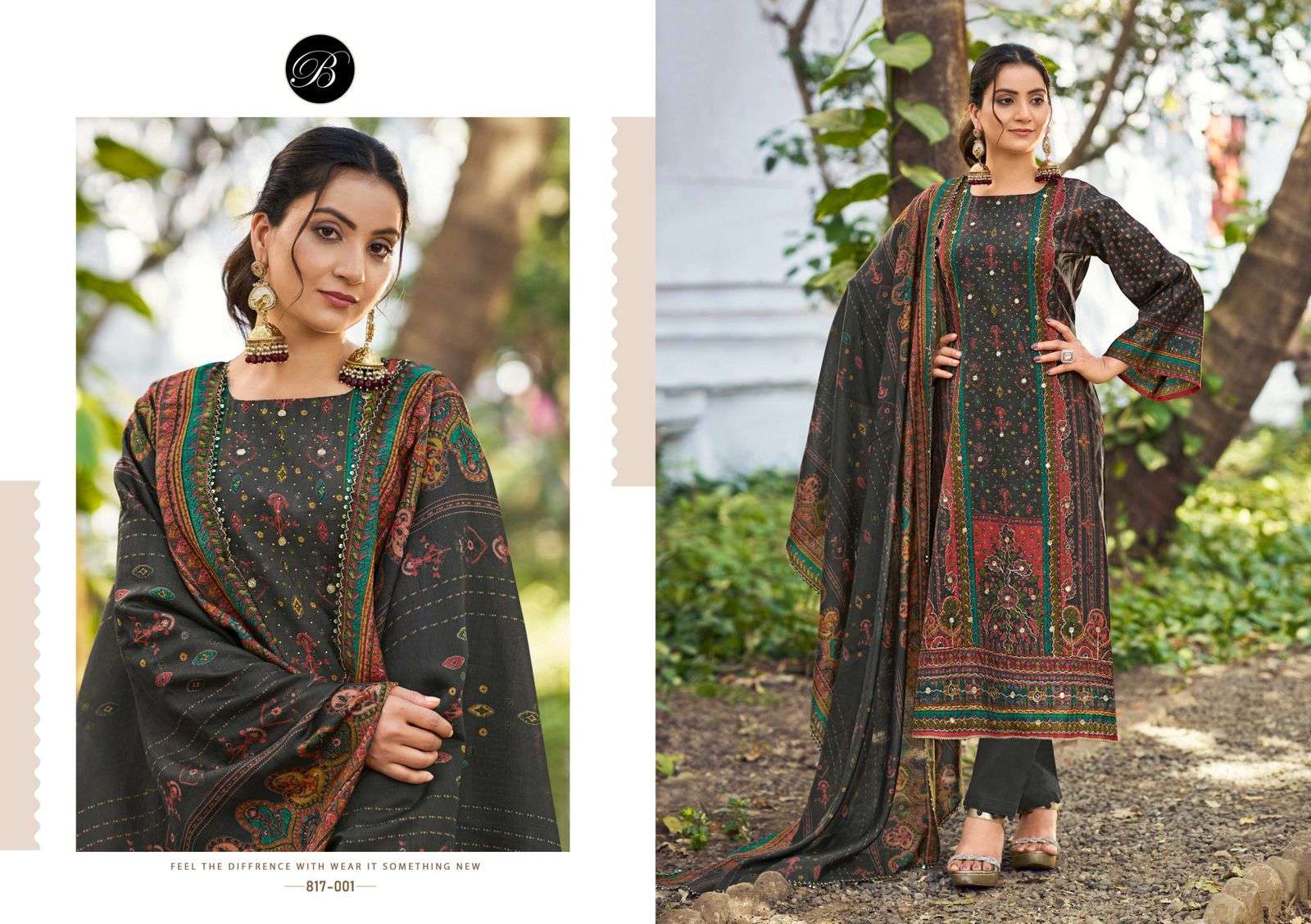 nusarat vol 4 by belliza colors heavy handwork unstitched Occasion wear salwar kameez best online price surat