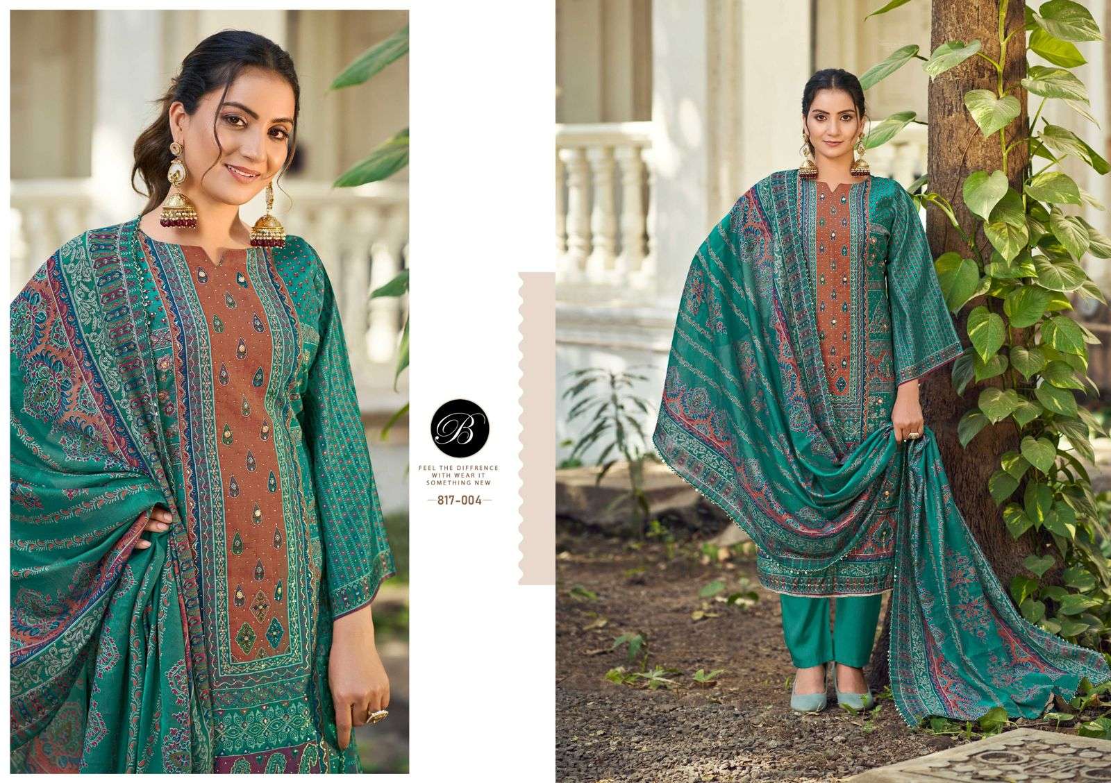 nusarat vol 4 by belliza colors heavy handwork unstitched Occasion wear salwar kameez best online price surat
