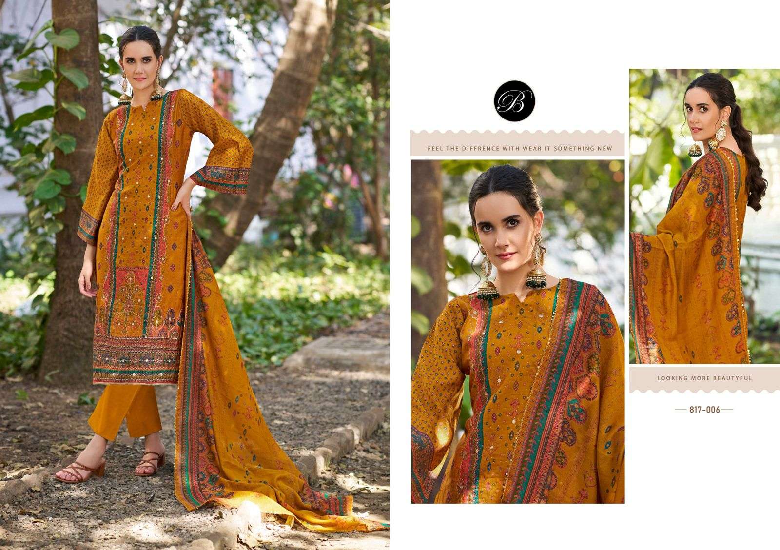 nusarat vol 4 by belliza colors heavy handwork unstitched Occasion wear salwar kameez best online price surat