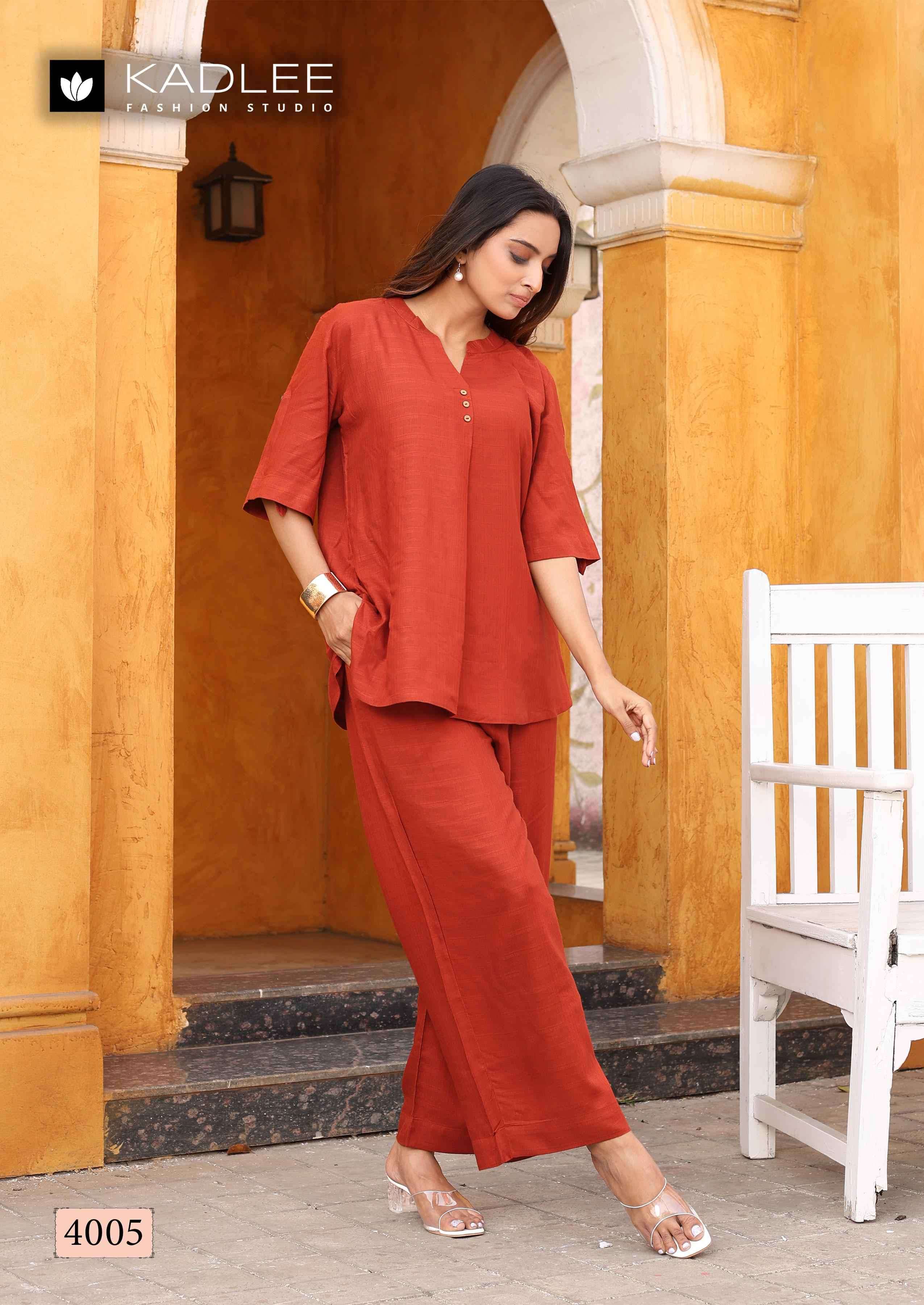 olivia by kadlee 4001-4006 series readyamde cord set set collection for women with stylish designs  online surat