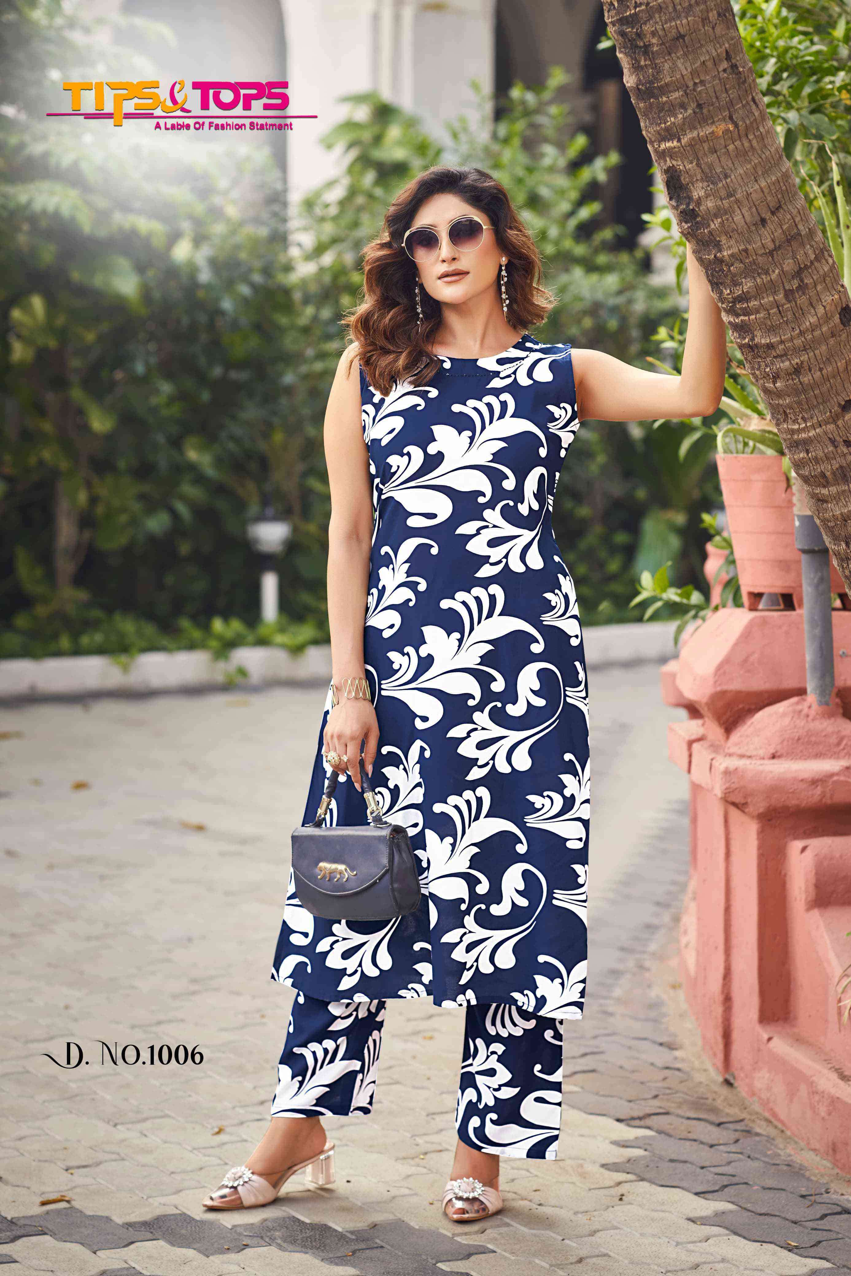 olivia by tips&tops 1001-1006 series designer daily wear readymade cord set collection best online price surat