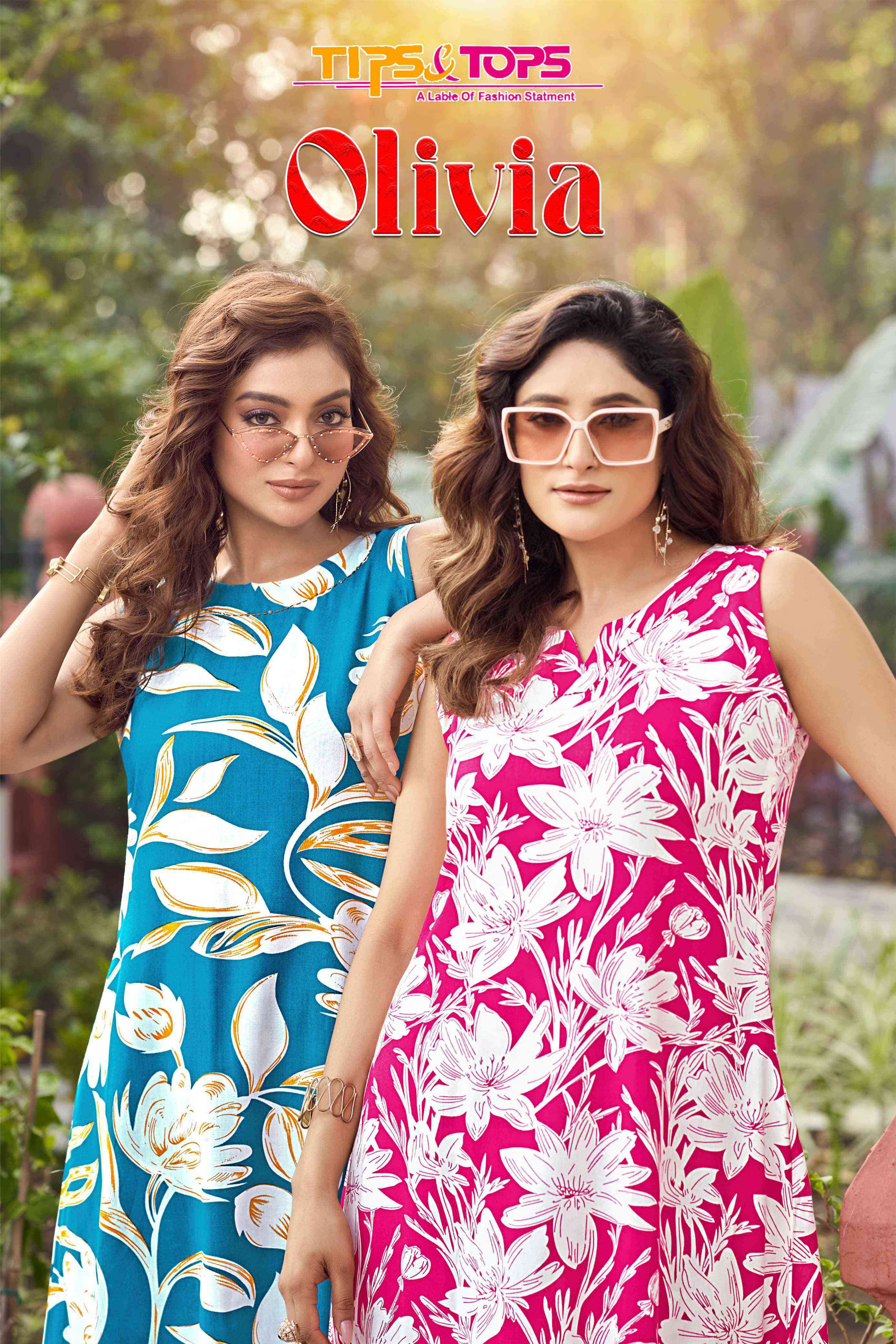 olivia by tips&tops 1001-1006 series designer daily wear readymade cord set collection best online price surat