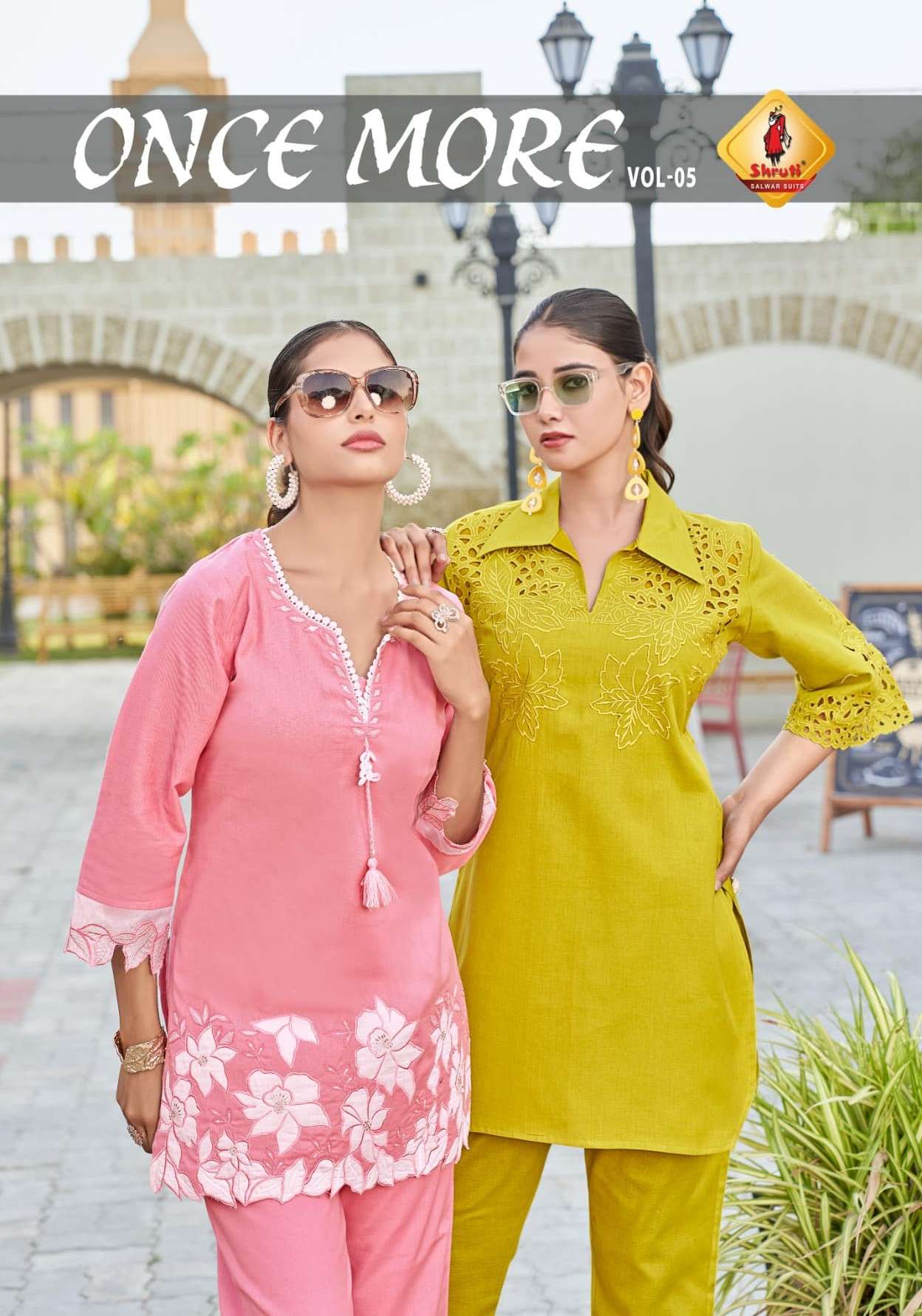 once more vol 5 by shruti suits  summer special casual wear readymade cord set buy online dealer surat