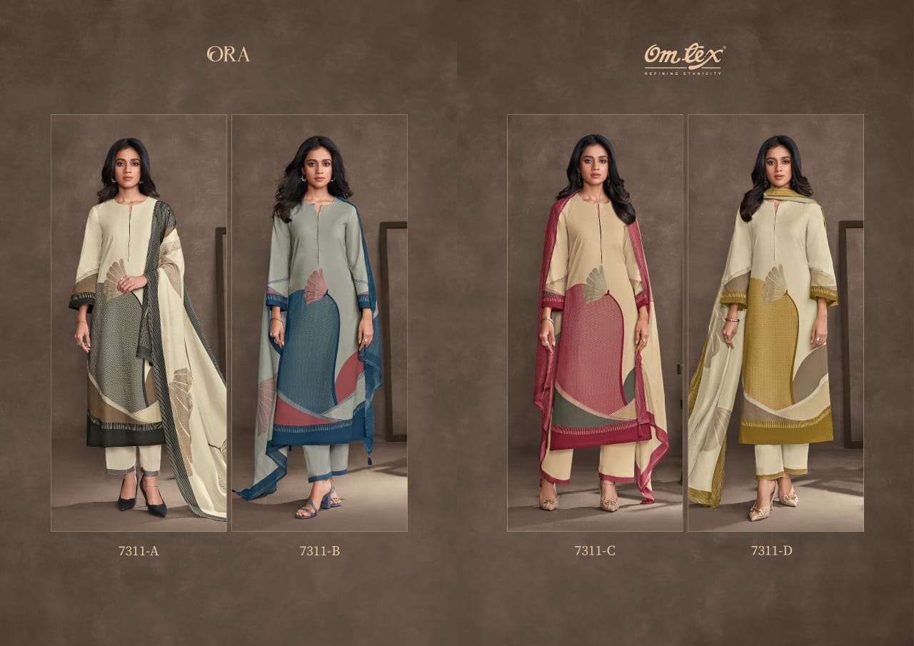 ora by omtex colors  fancy  digital printed designer unstitched salwar kameez best online price surat