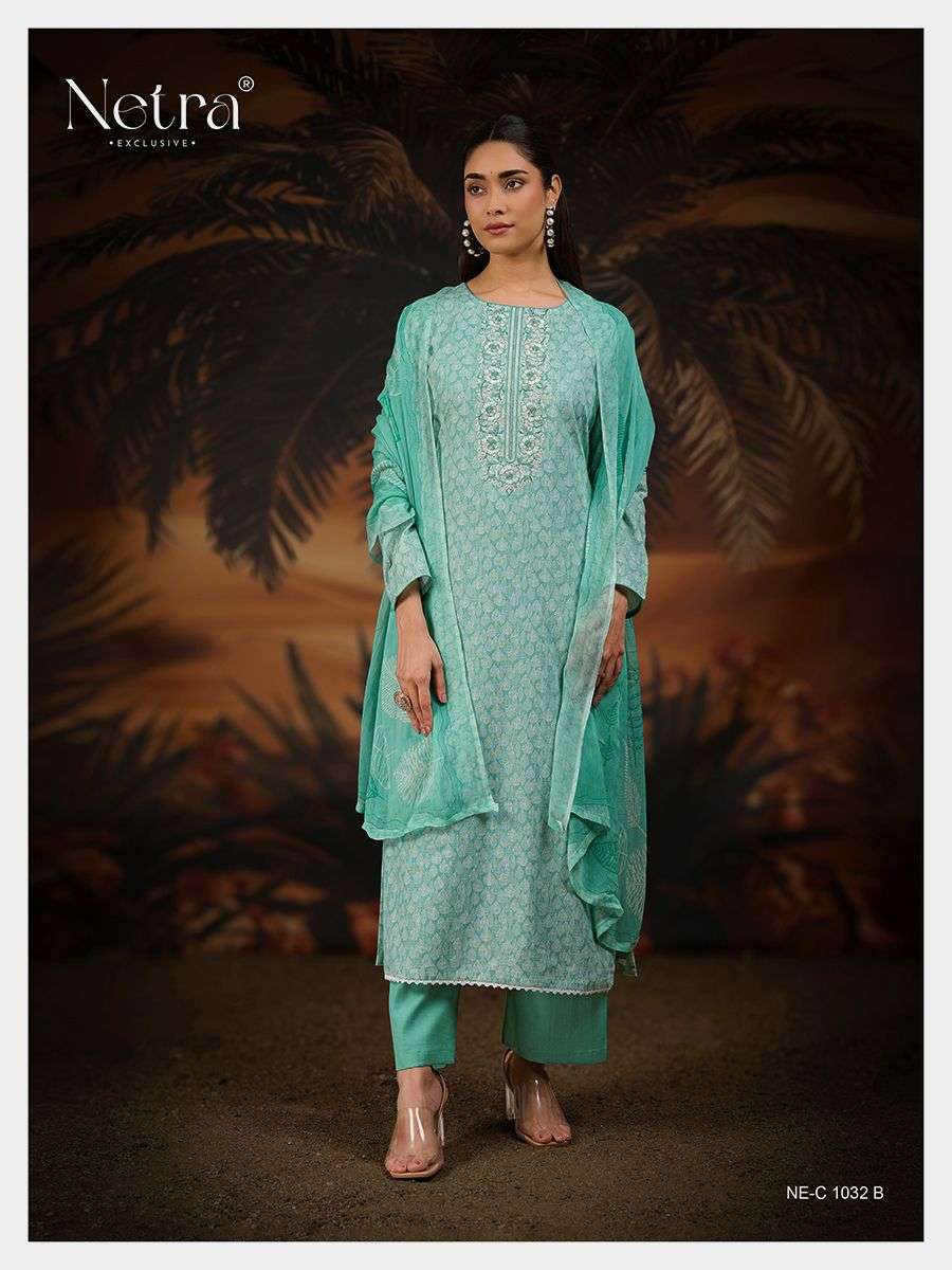 pahal by netra colors exclusive embroidery with digital printed party wear salwar kameez best online price surat