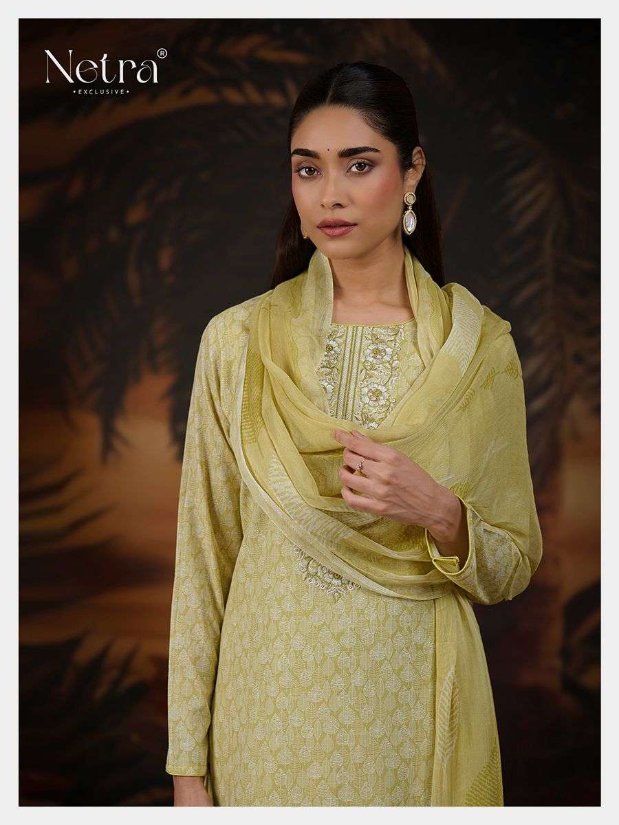pahal by netra colors exclusive embroidery with digital printed party wear salwar kameez best online price surat