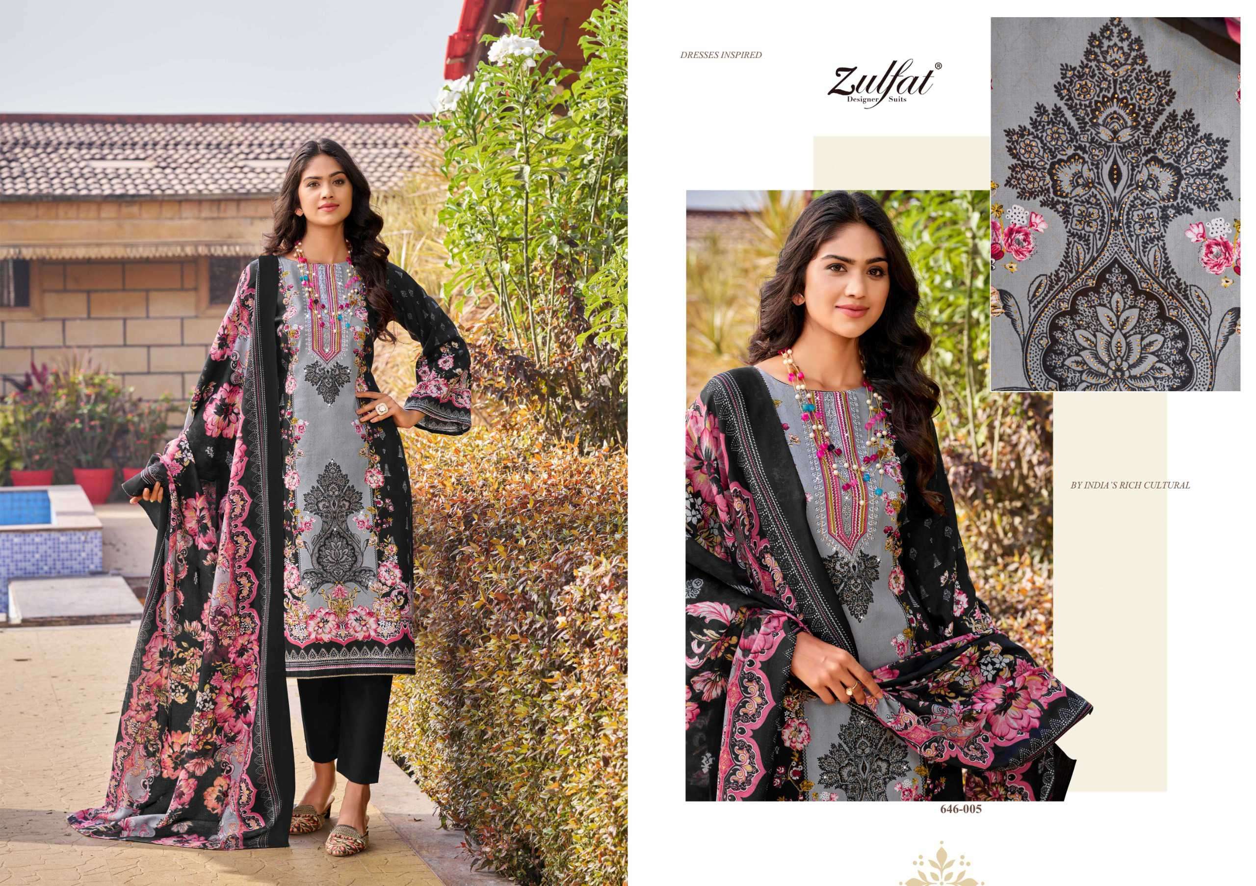 raabta vol 6 by zulfat designer suits colors ready to unstitched party wear salwar kameez best online price surat