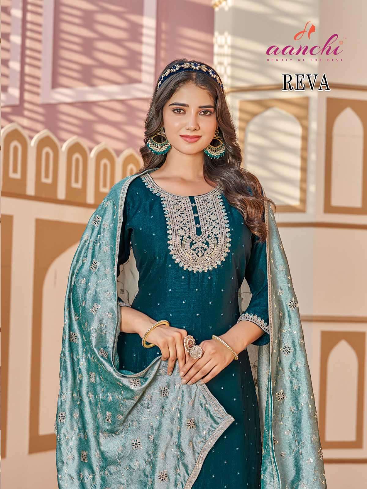 reva by aanchi colors latest best designer readymade party wear salwar kameez online price surat