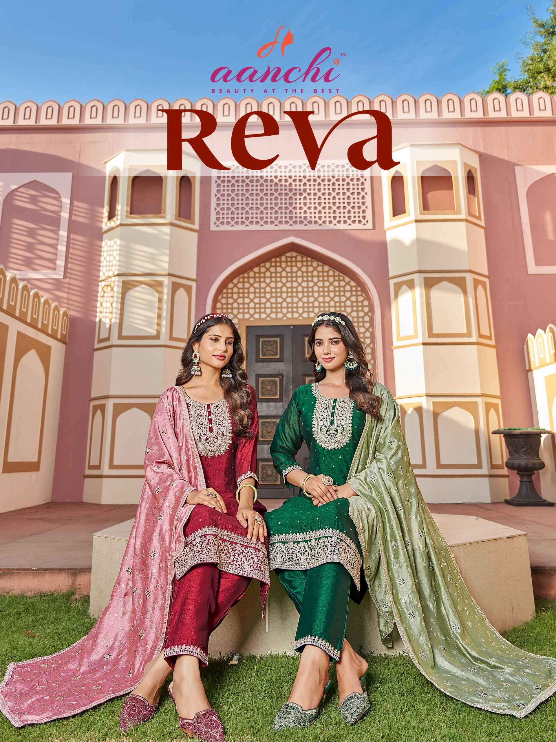 reva by aanchi colors latest best designer readymade party wear salwar kameez online price surat