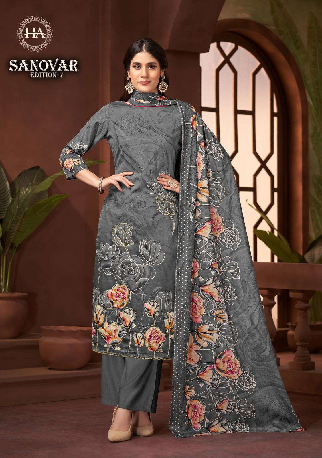 sanovar vol 7 by harshit colors pur zam casual wear unstitched salwar kameez best online price surat