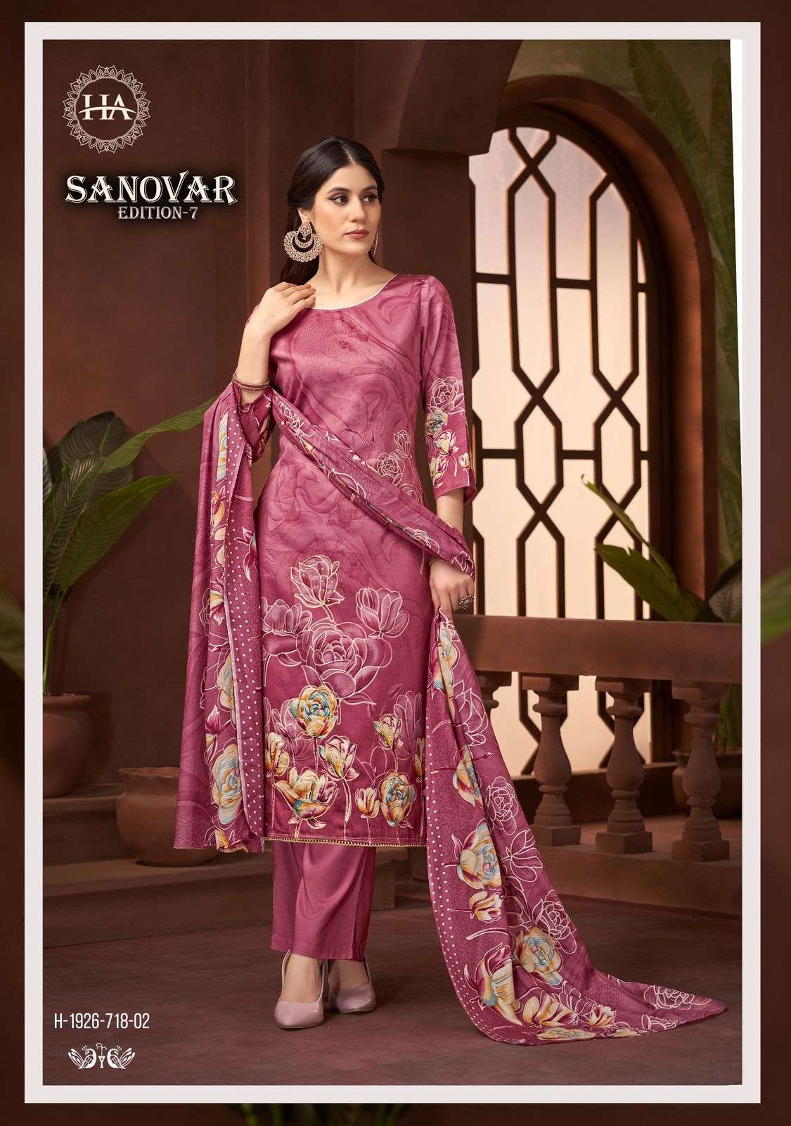 sanovar vol 7 by harshit colors pur zam casual wear unstitched salwar kameez best online price surat