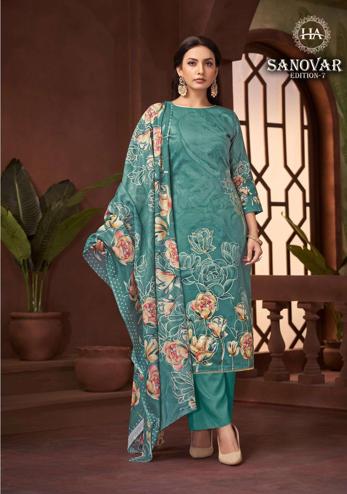 sanovar vol 7 by harshit colors pur zam casual wear unstitched salwar kameez best online price surat