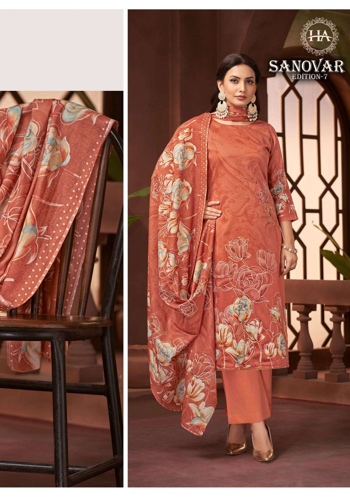 sanovar vol 7 by harshit colors pur zam casual wear unstitched salwar kameez best online price surat