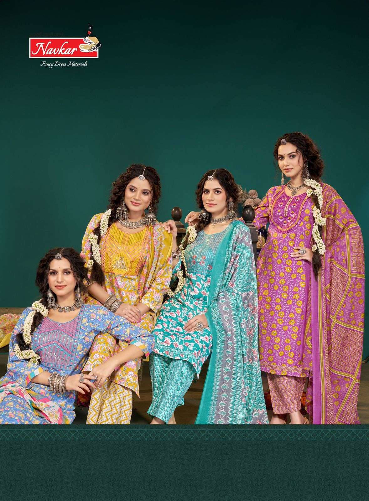 shyala vol 1 by navkar colors latest designer casual wear readymade salwar kameez online surat
